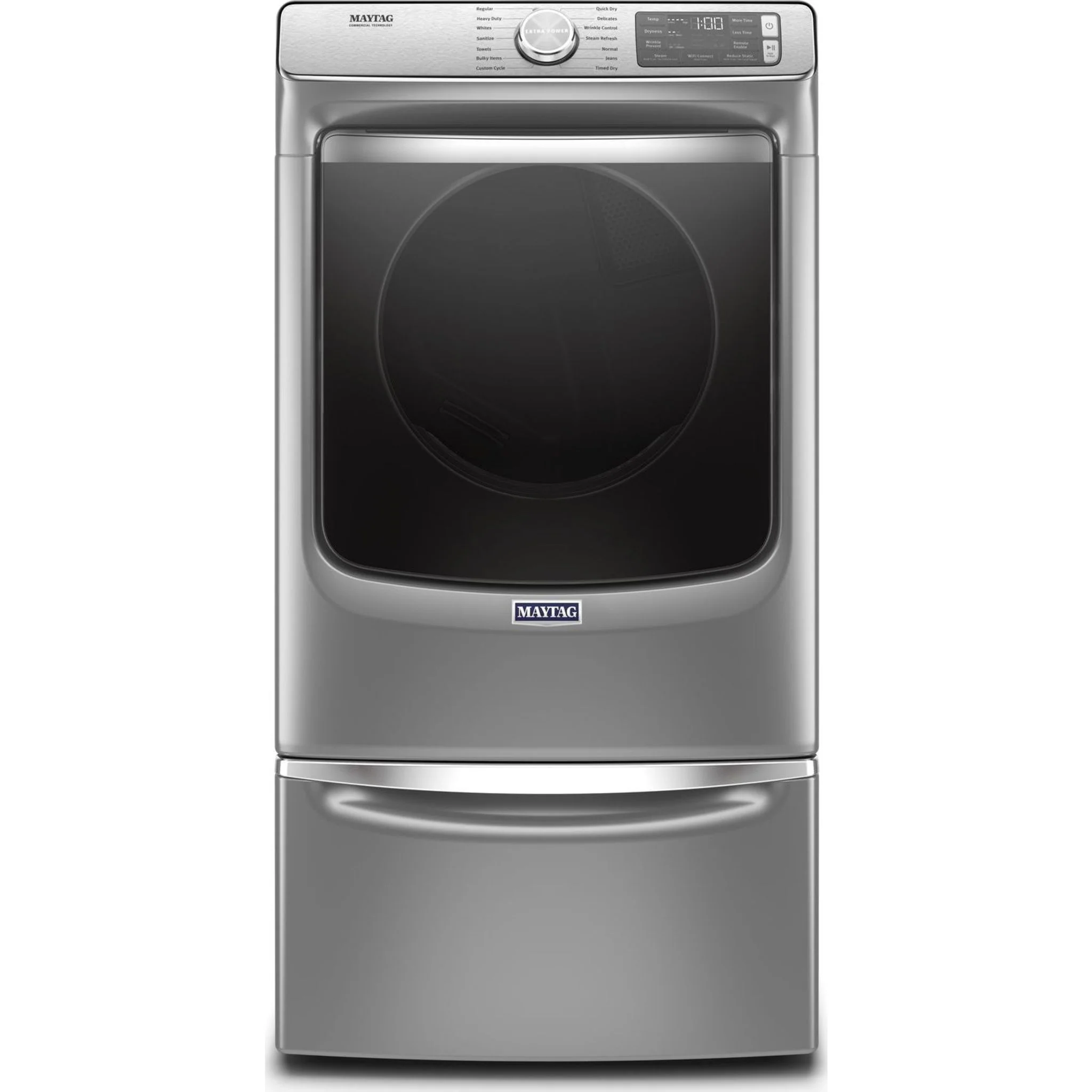 Maytag Smart Front Load Gas Dryer with Extra Power & Advanced Moisture Sensing - 7.3 Cu. Ft. - Metallic Slate (MGD8630HC) - Image 20