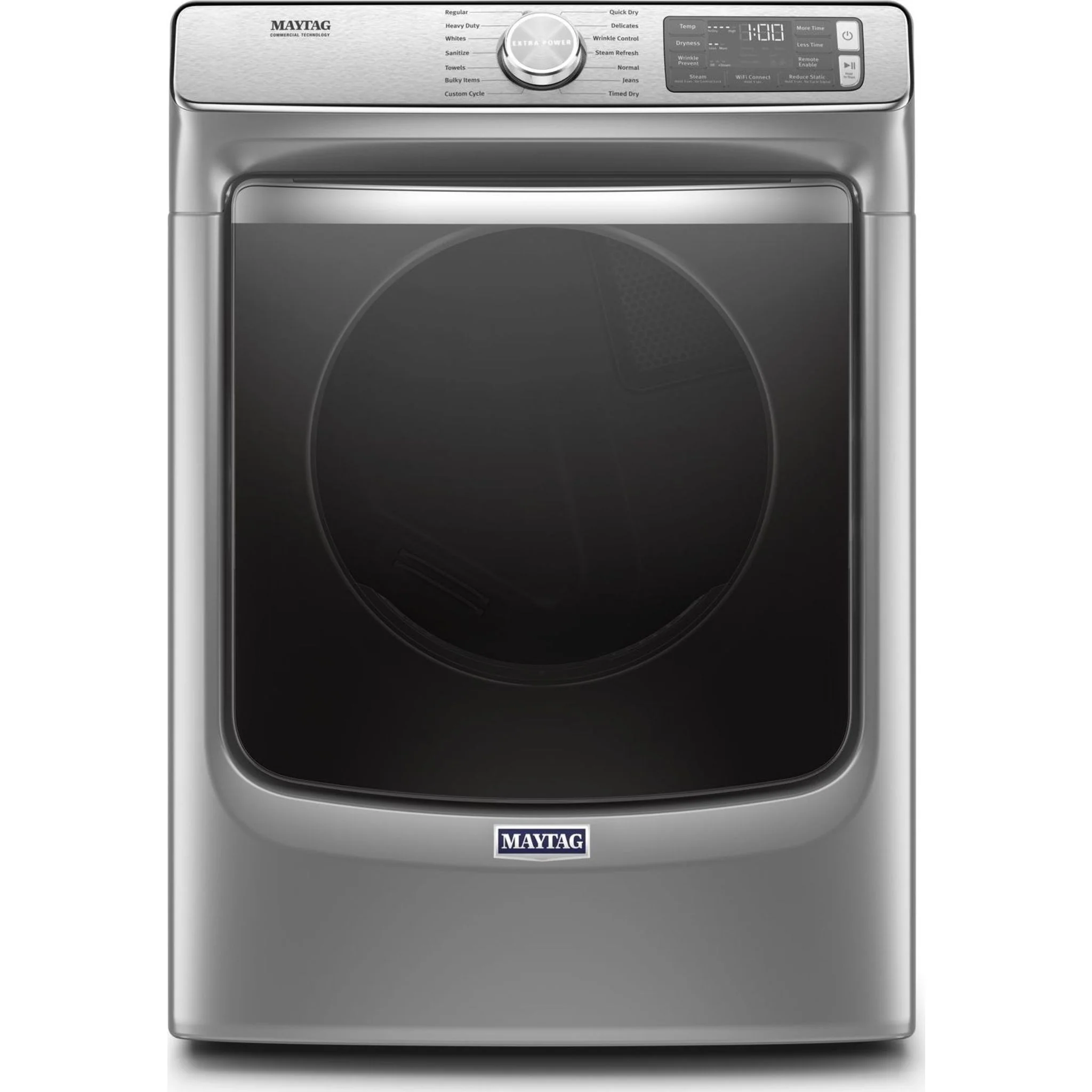 Maytag Smart Front Load Gas Dryer with Extra Power & Advanced Moisture Sensing - 7.3 Cu. Ft. - Metallic Slate (MGD8630HC) - Image 7