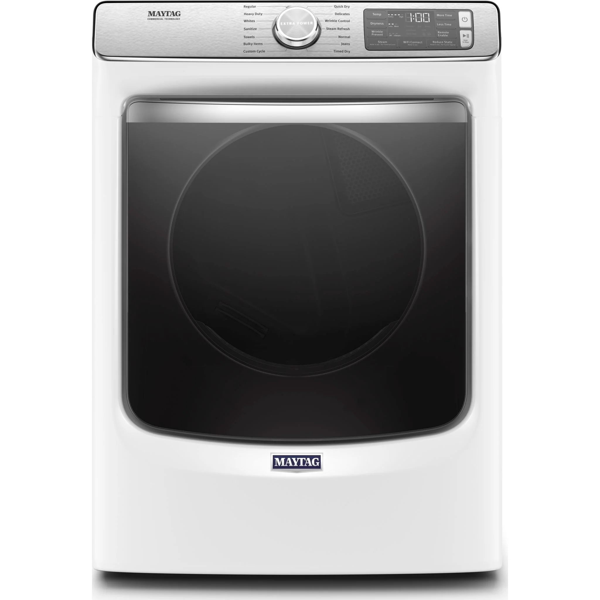 Maytag Front Load Gas Dryer with Extra Power & Advanced Moisture Sensing - 7.3 Cu. Ft. - White (MGD8630HW) - Image 21
