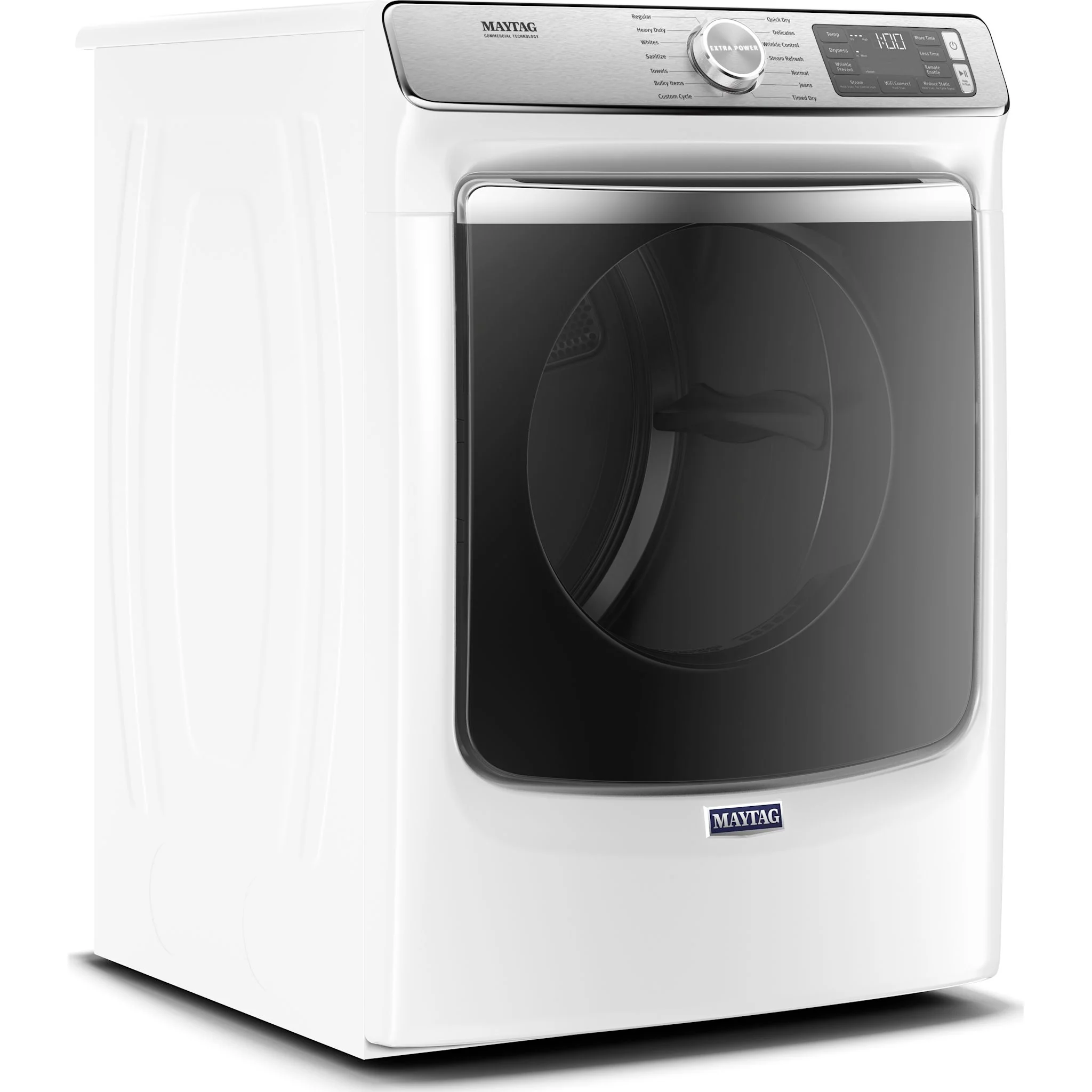 Maytag Front Load Gas Dryer with Extra Power & Advanced Moisture Sensing - 7.3 Cu. Ft. - White (MGD8630HW) - Image 6