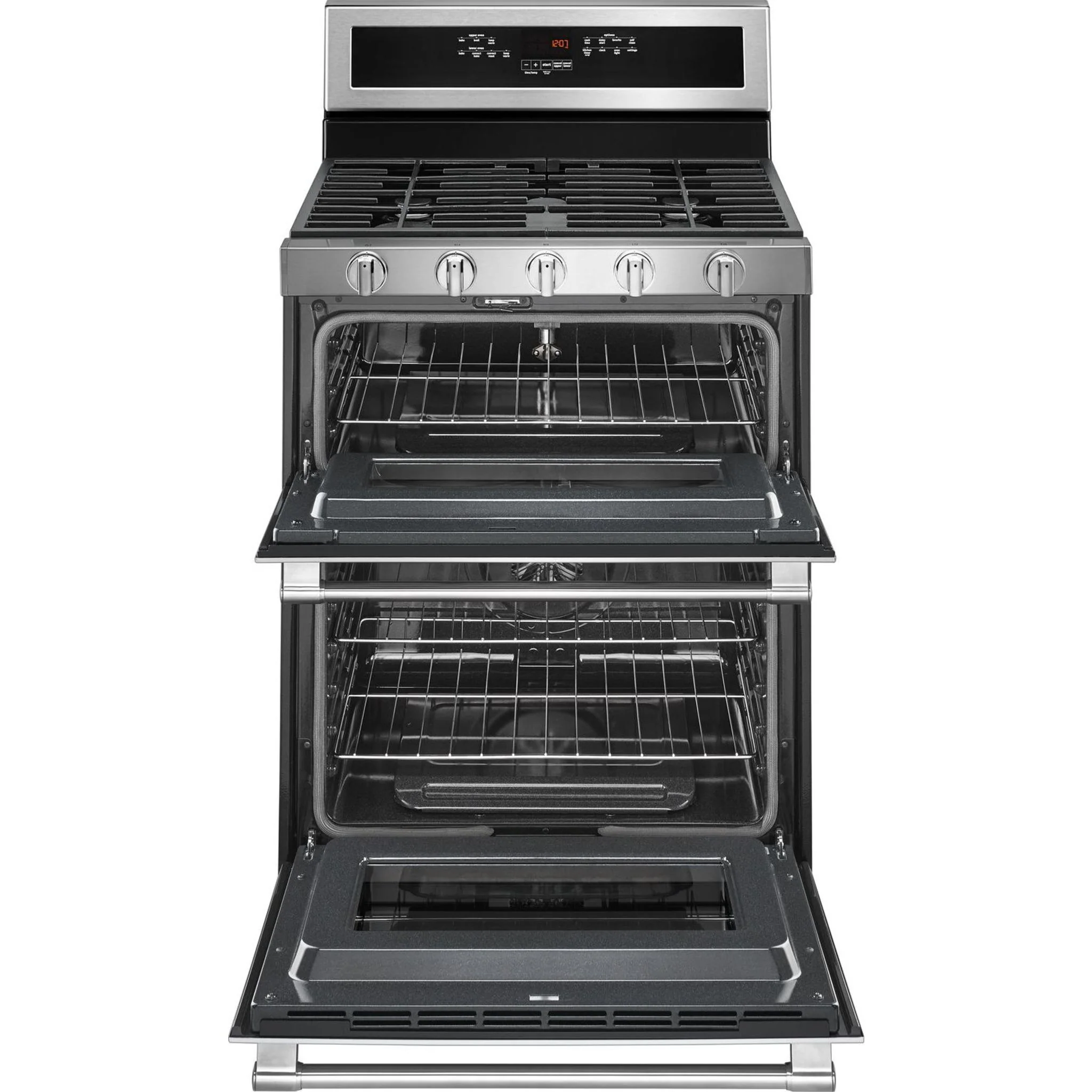 Maytag 30-Inch Wide Double Oven Gas Range with True Convection - 6.0 CU. FT. -Stainless Steel (MGT8800FZ) - Image 18