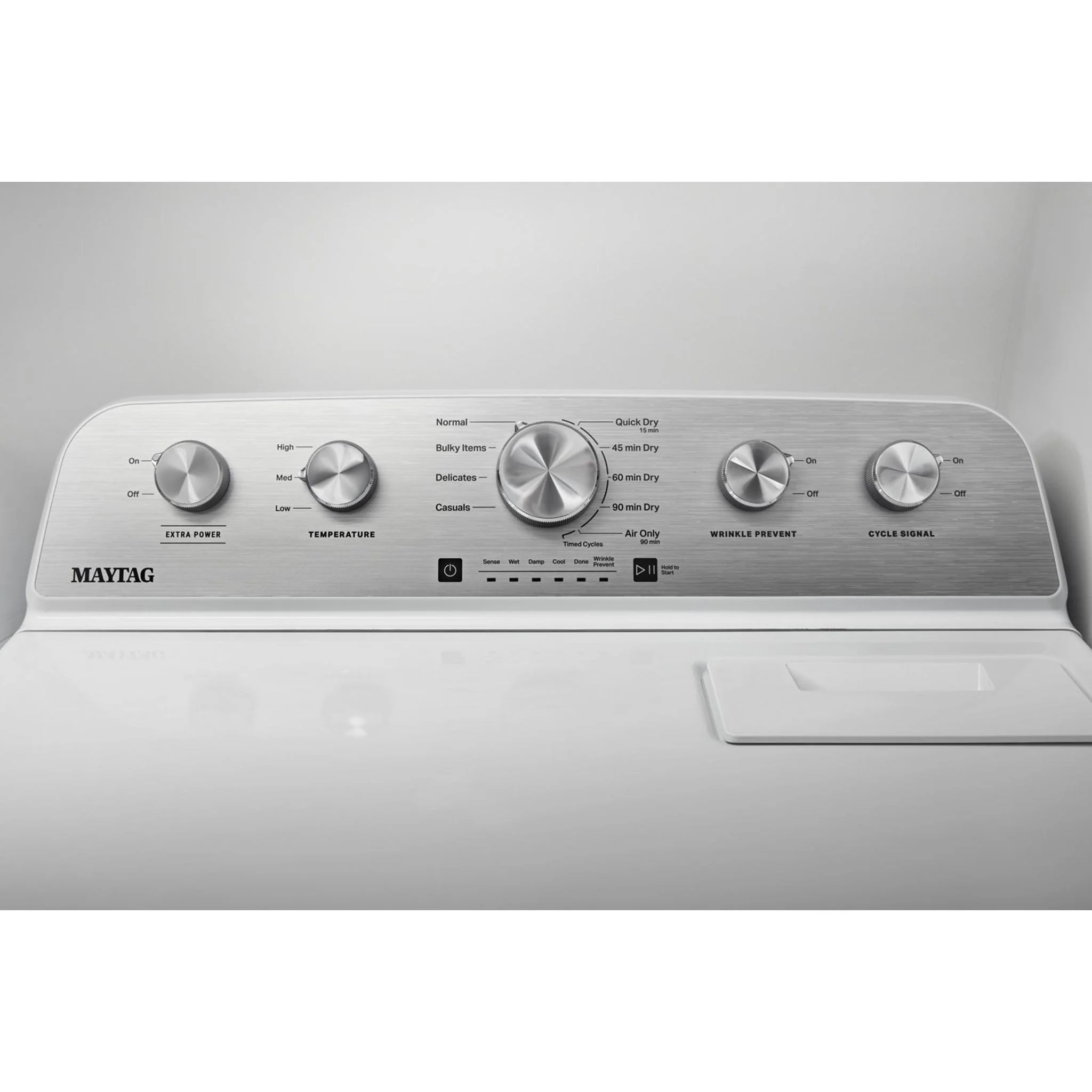 Maytag Top Load Gas Dryer with Extra Power - 7.0 cu. ft. -White (MGD5030MW) - Image 2