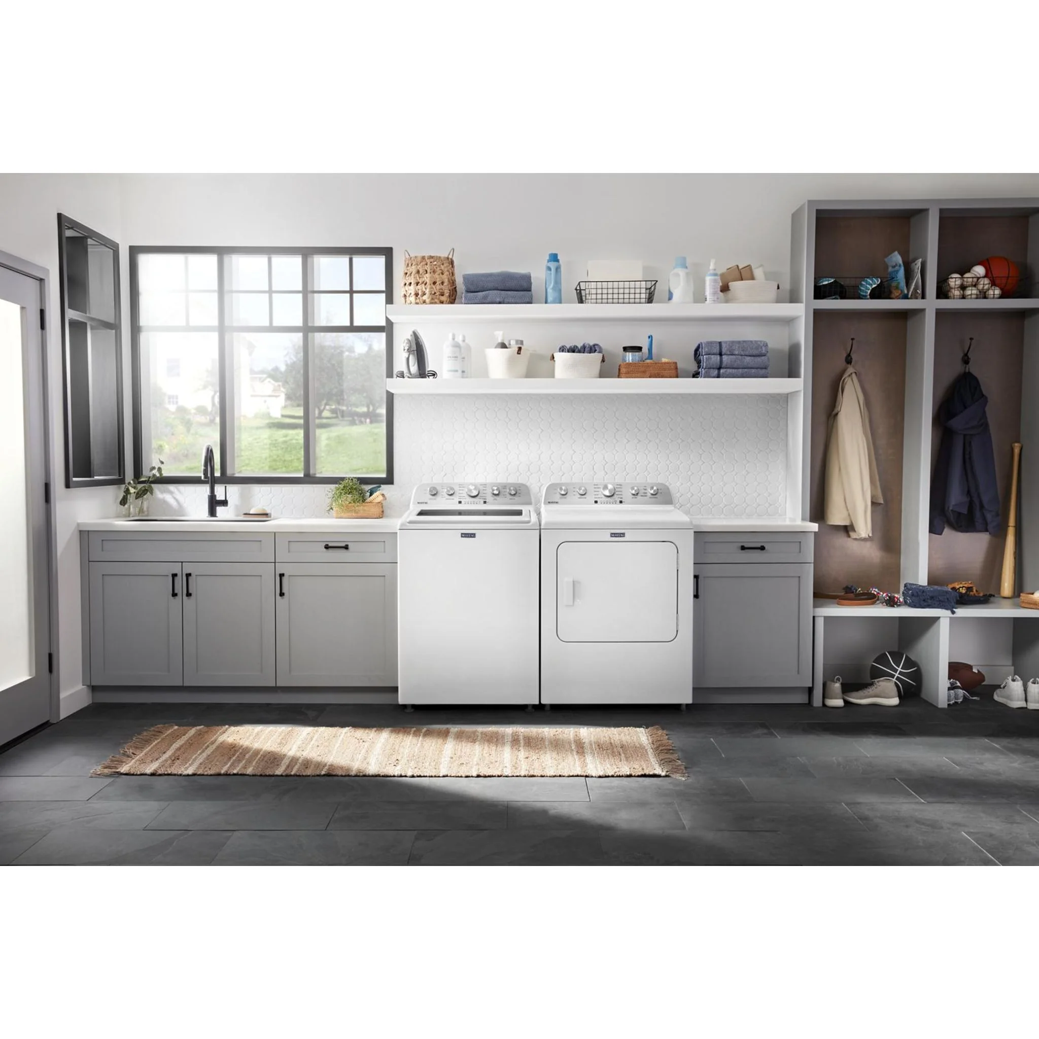 Maytag Top Load Gas Dryer with Steam-Enhanced Cycles - 7.0 cu. ft. -White (MGD5430MW) - Image 14