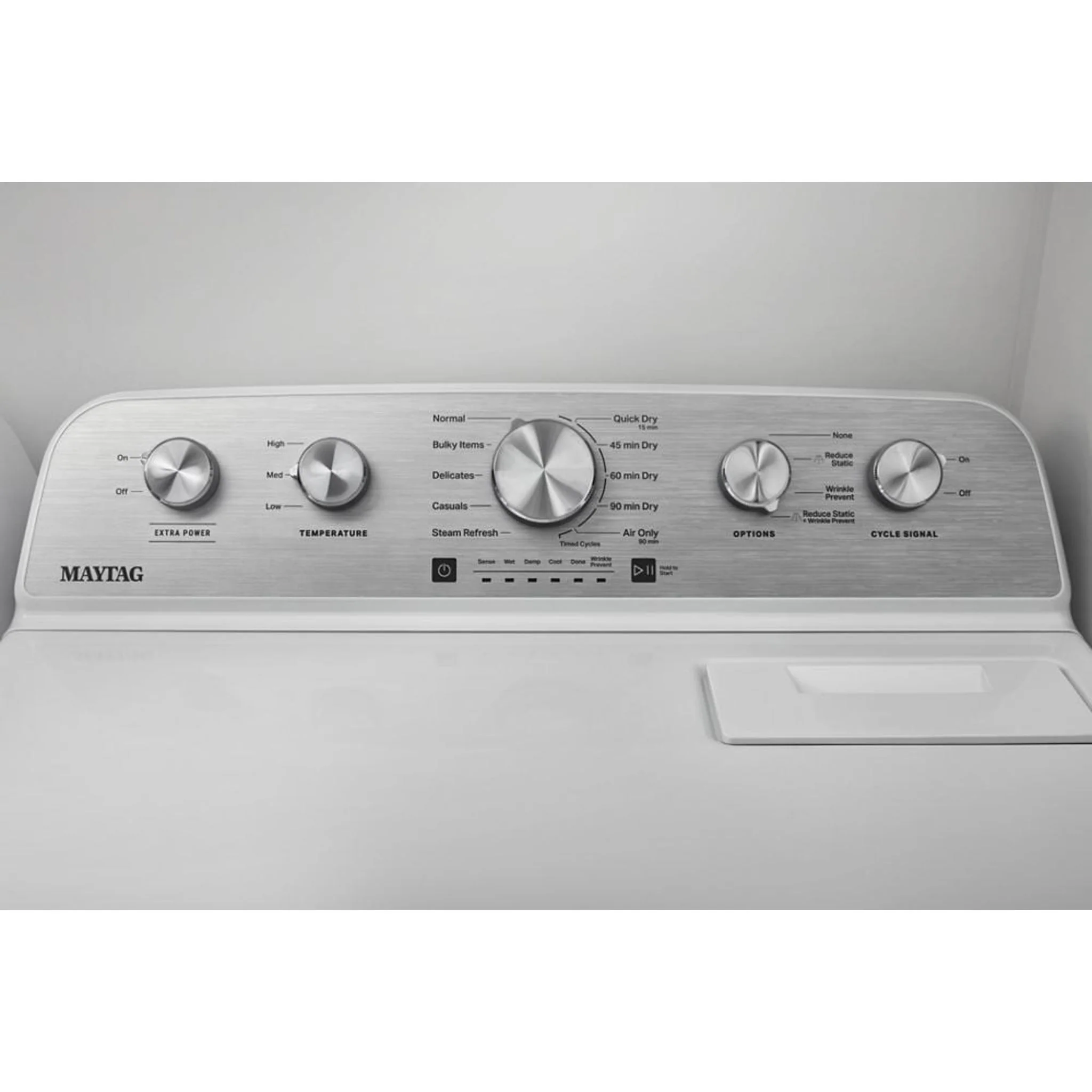 Maytag Top Load Gas Dryer with Steam-Enhanced Cycles - 7.0 cu. ft. -White (MGD5430MW) - Image 20