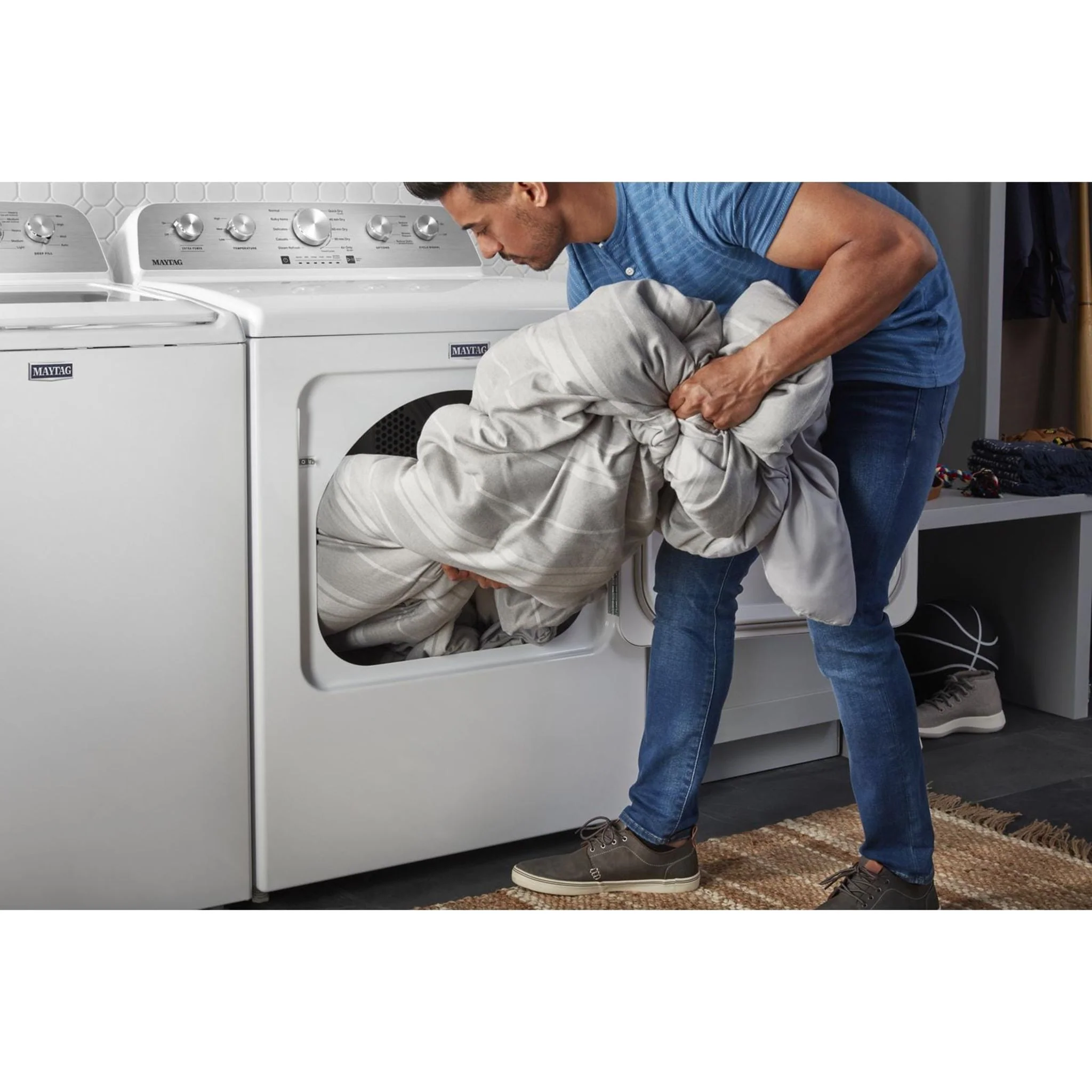 Maytag Top Load Gas Dryer with Steam-Enhanced Cycles - 7.0 cu. ft. -White (MGD5430MW) - Image 25