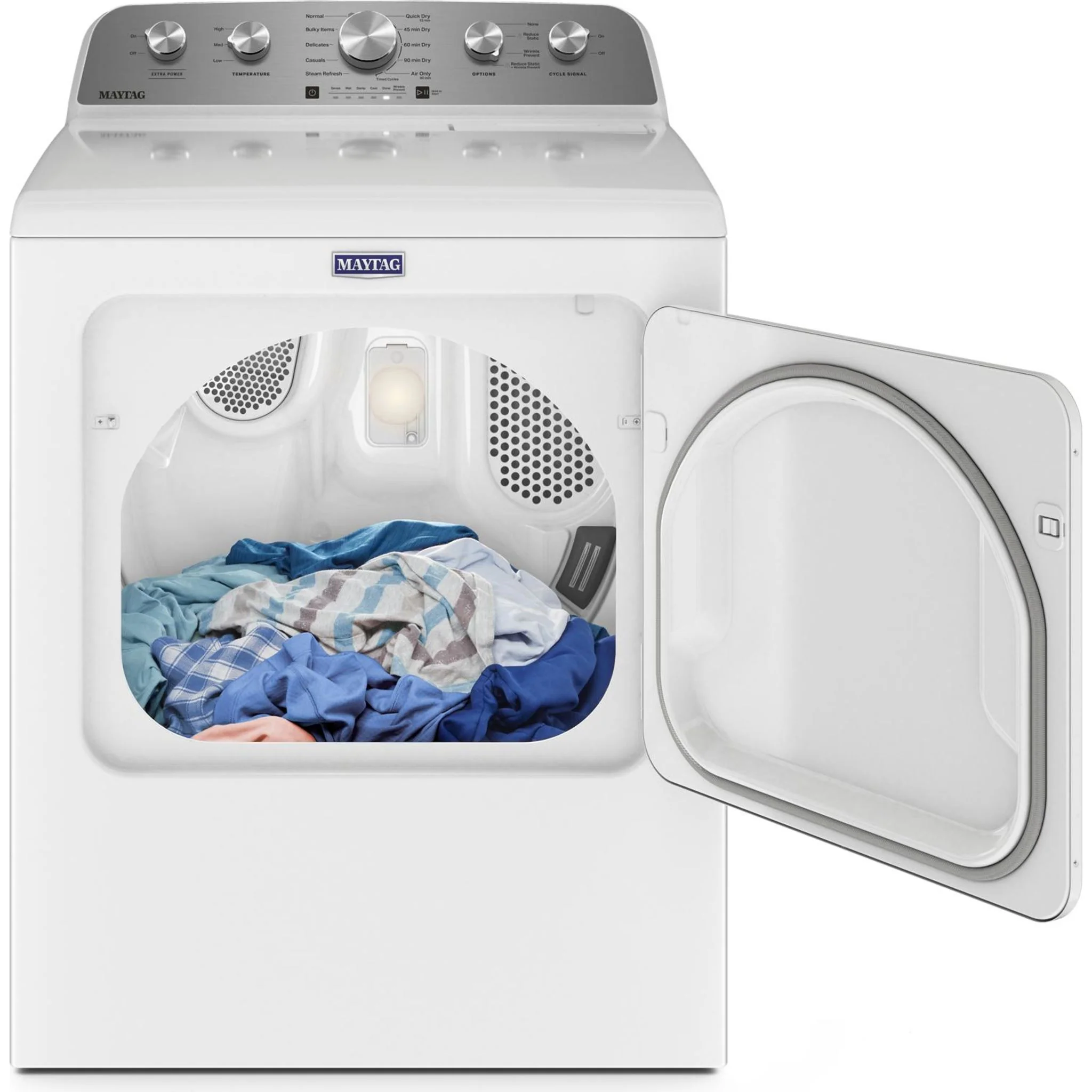 Maytag Top Load Gas Dryer with Steam-Enhanced Cycles - 7.0 cu. ft. -White (MGD5430MW) - Image 26