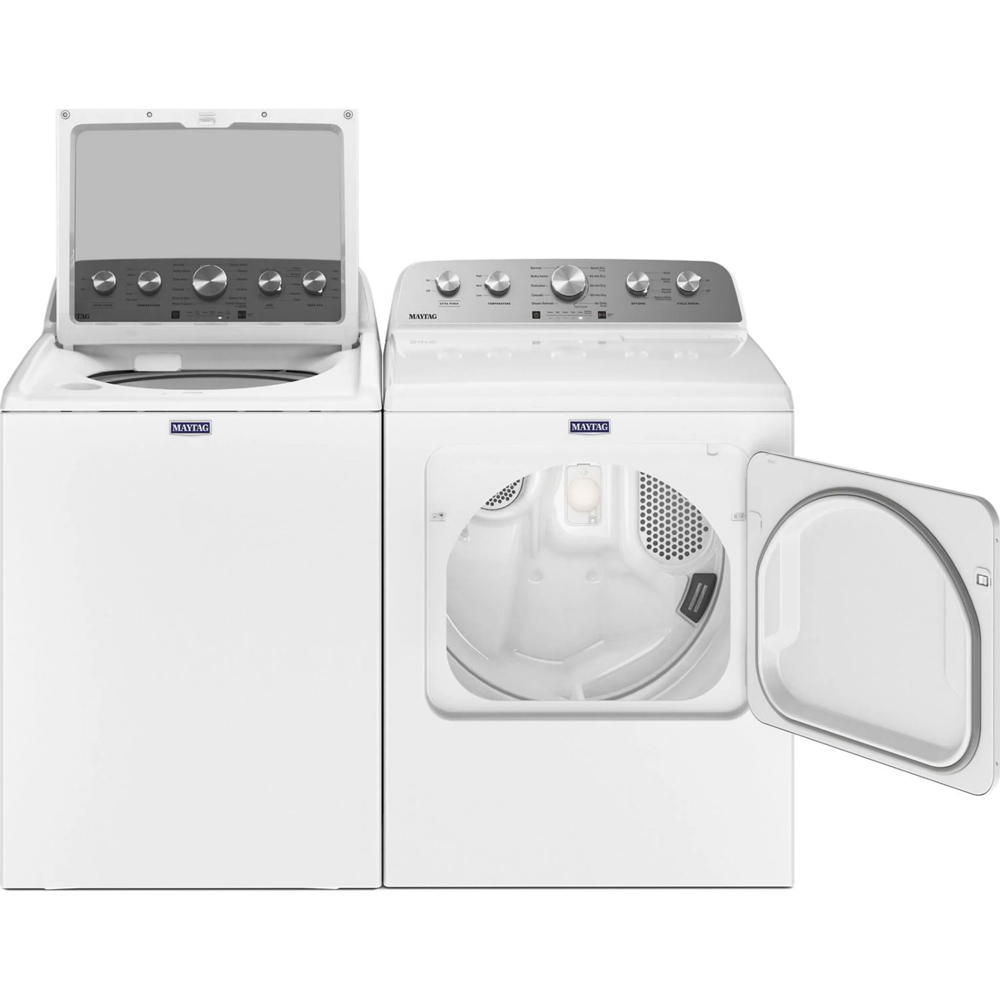Maytag Top Load Gas Dryer with Steam-Enhanced Cycles - 7.0 cu. ft. -White (MGD5430MW) - Image 36