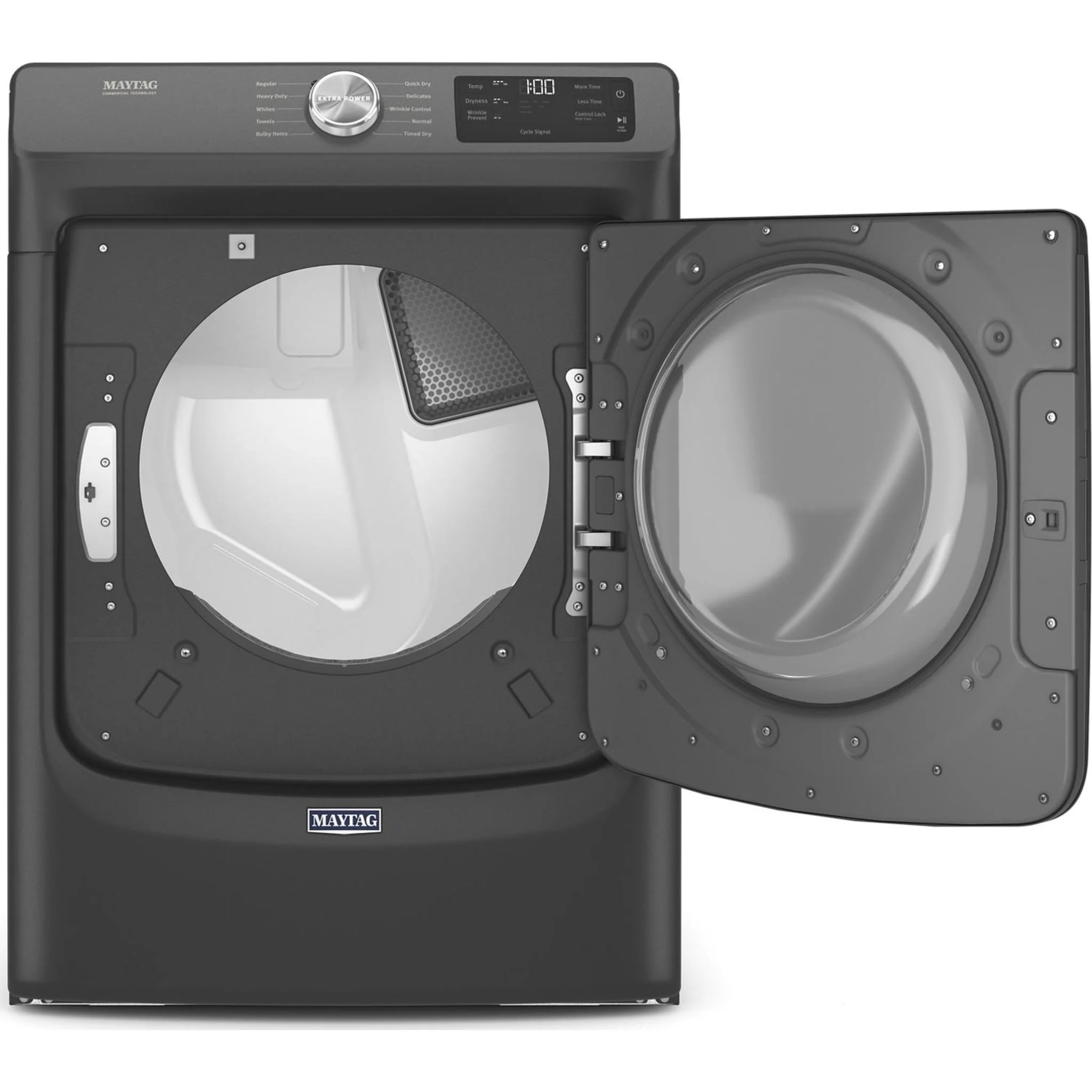 Maytag Front Load Gas Dryer with Extra Power and Quick Dry cycle - 7.3 cu. ft. -Volcano Black (MGD5630MBK) - Image 12