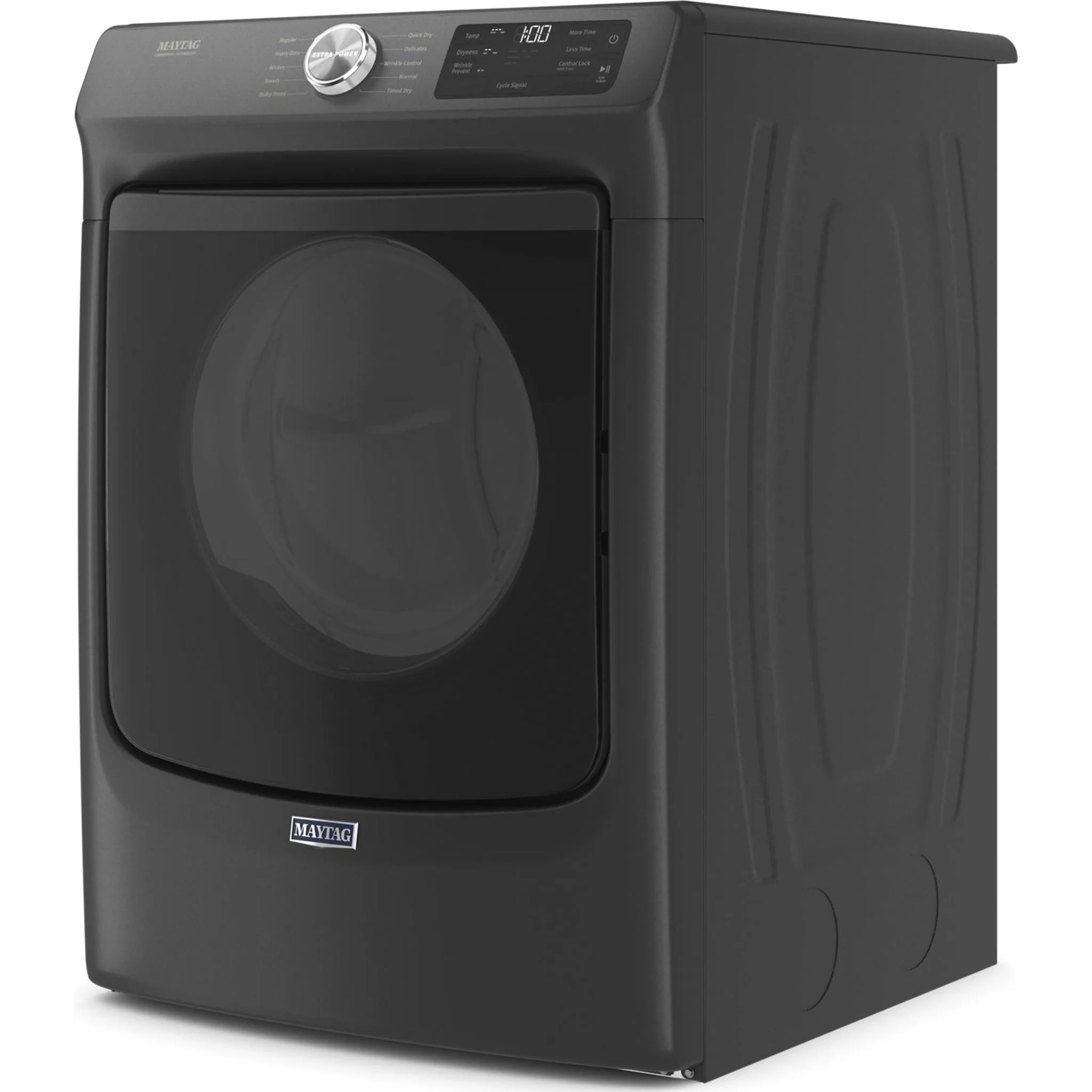 Maytag Front Load Gas Dryer with Extra Power and Quick Dry cycle - 7.3 cu. ft. -Volcano Black (MGD5630MBK) - Image 2