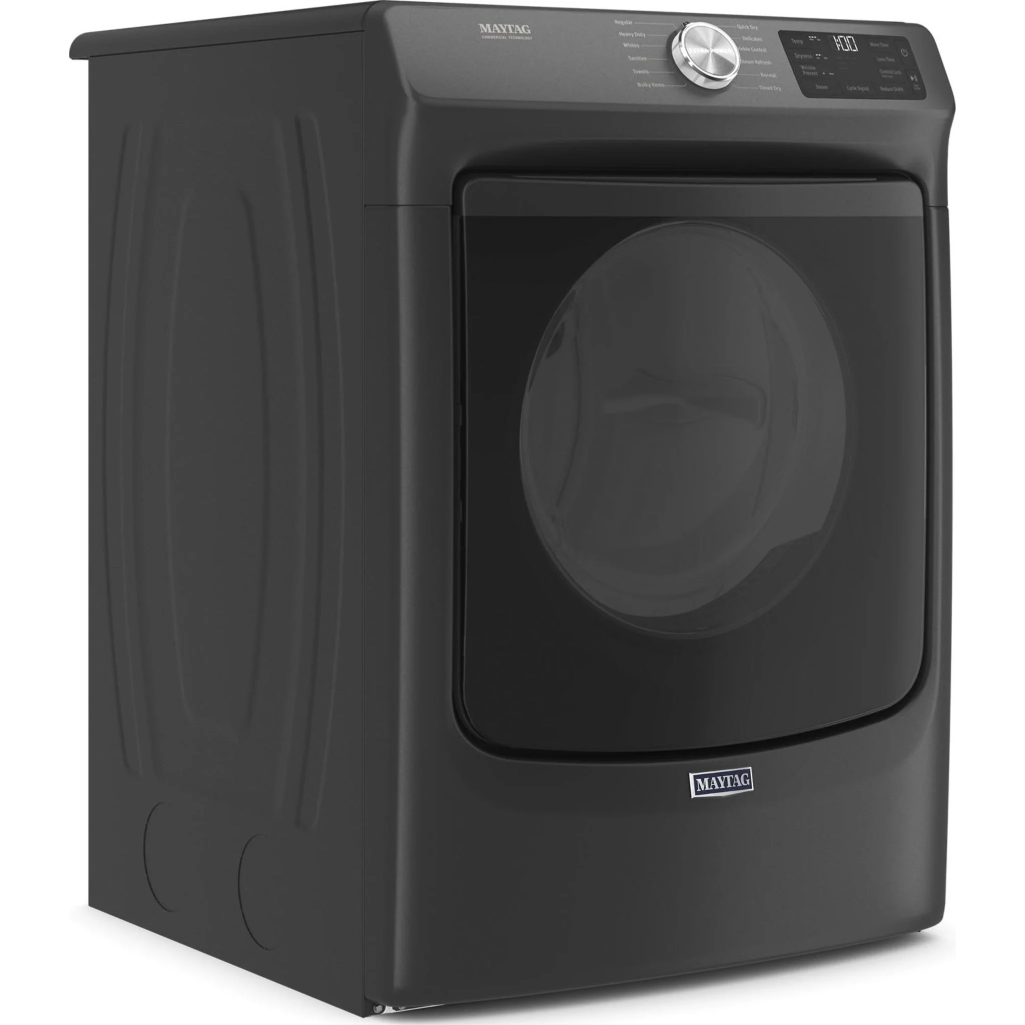 Maytag Front Load Gas Dryer with Extra Power and Quick Dry Cycle - 7.3 cu. ft. -Volcano Black (MGD6630MBK) - Image 22