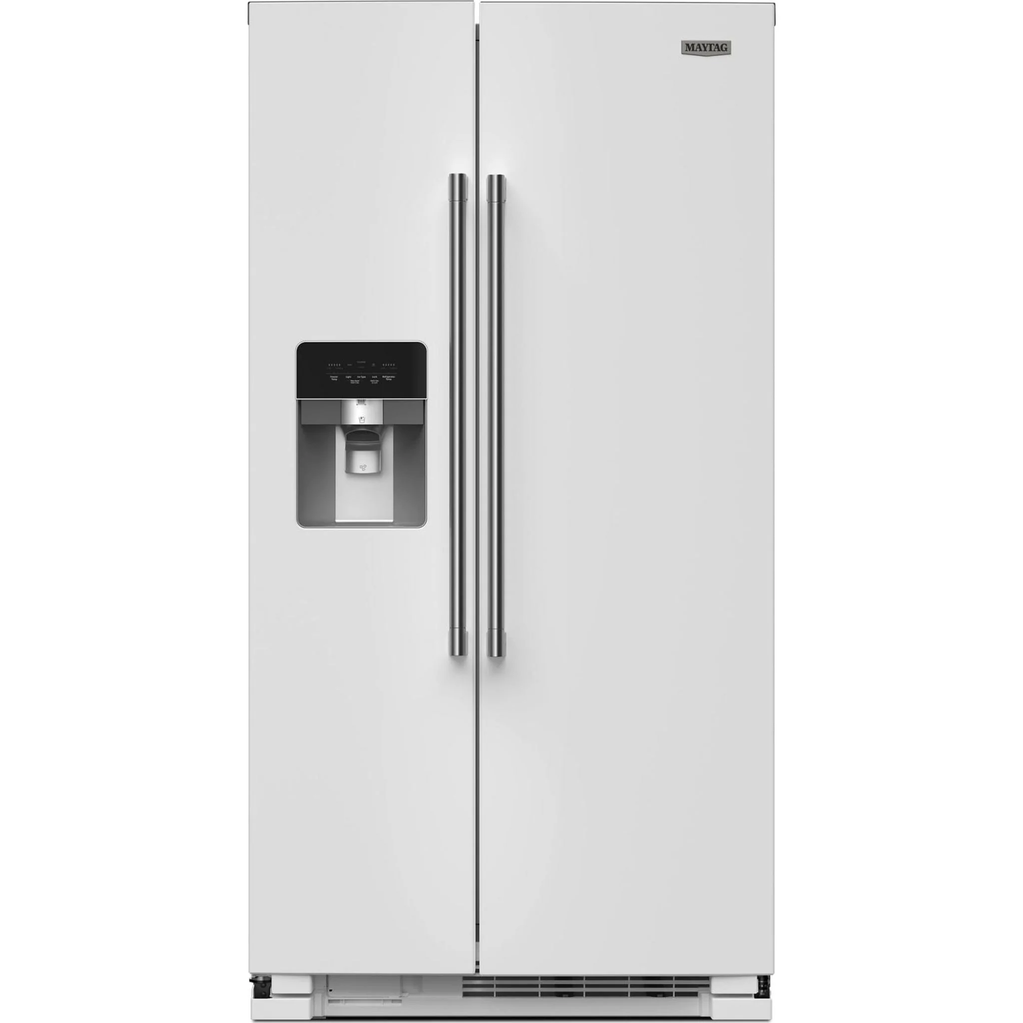Maytag 36-Inch Wide Side-by-Side Refrigerator - 25 Cu. Ft. -White (MRSF4036PW)