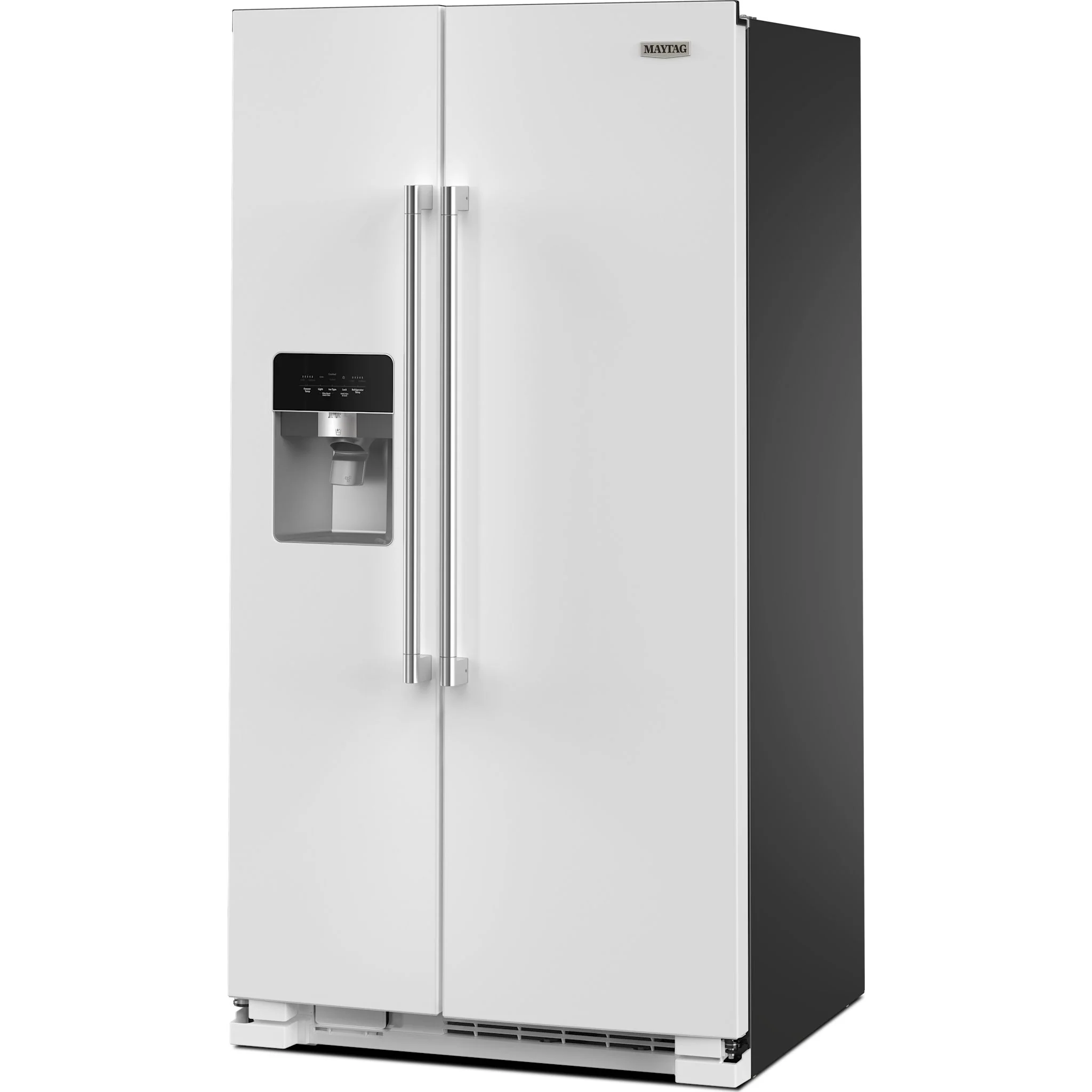 Maytag 36-Inch Wide Side-by-Side Refrigerator - 25 Cu. Ft. -White (MRSF4036PW) - Image 4