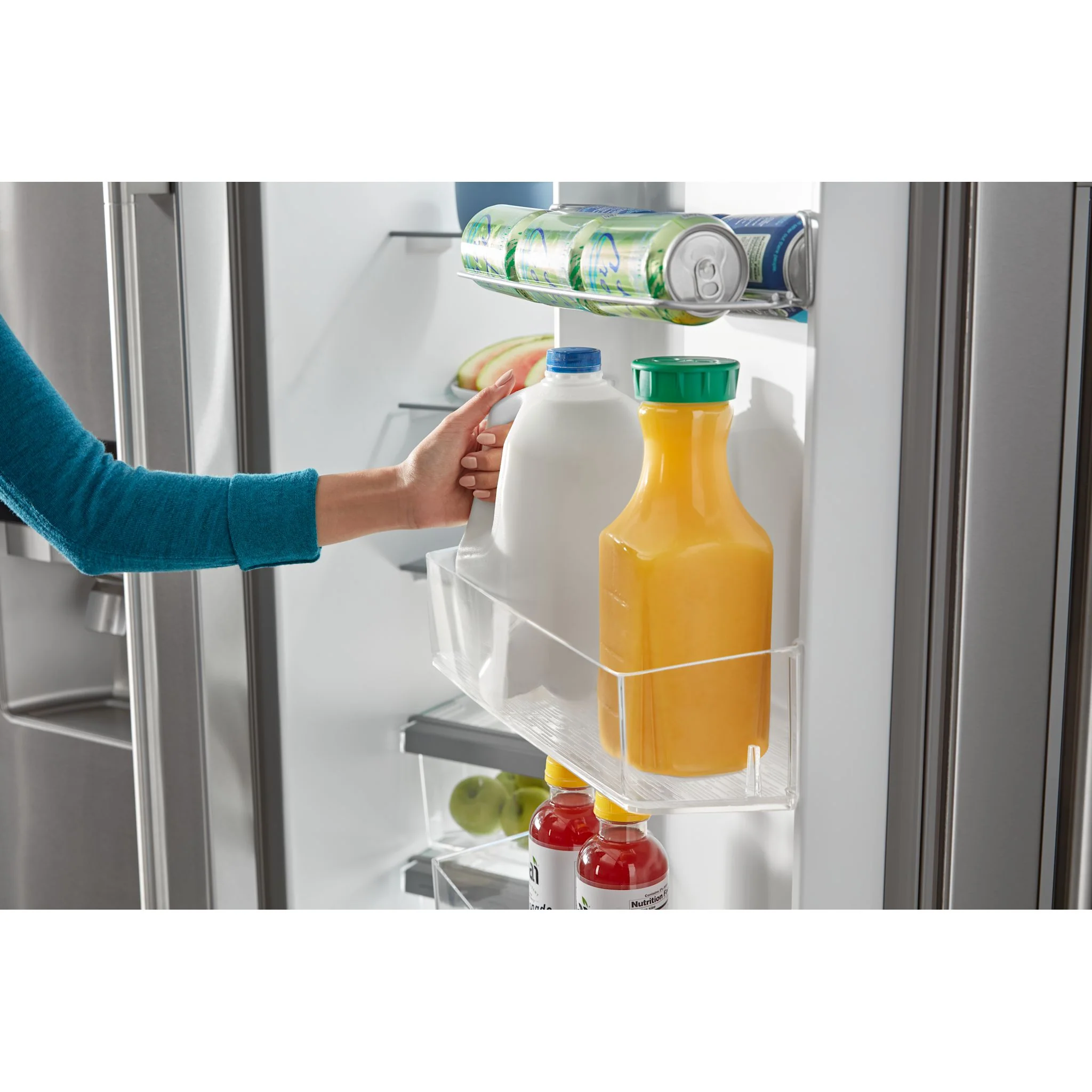 Maytag 36-Inch Wide Side-by-Side Refrigerator - 25 Cu. Ft. -White (MRSF4036PW) - Image 7