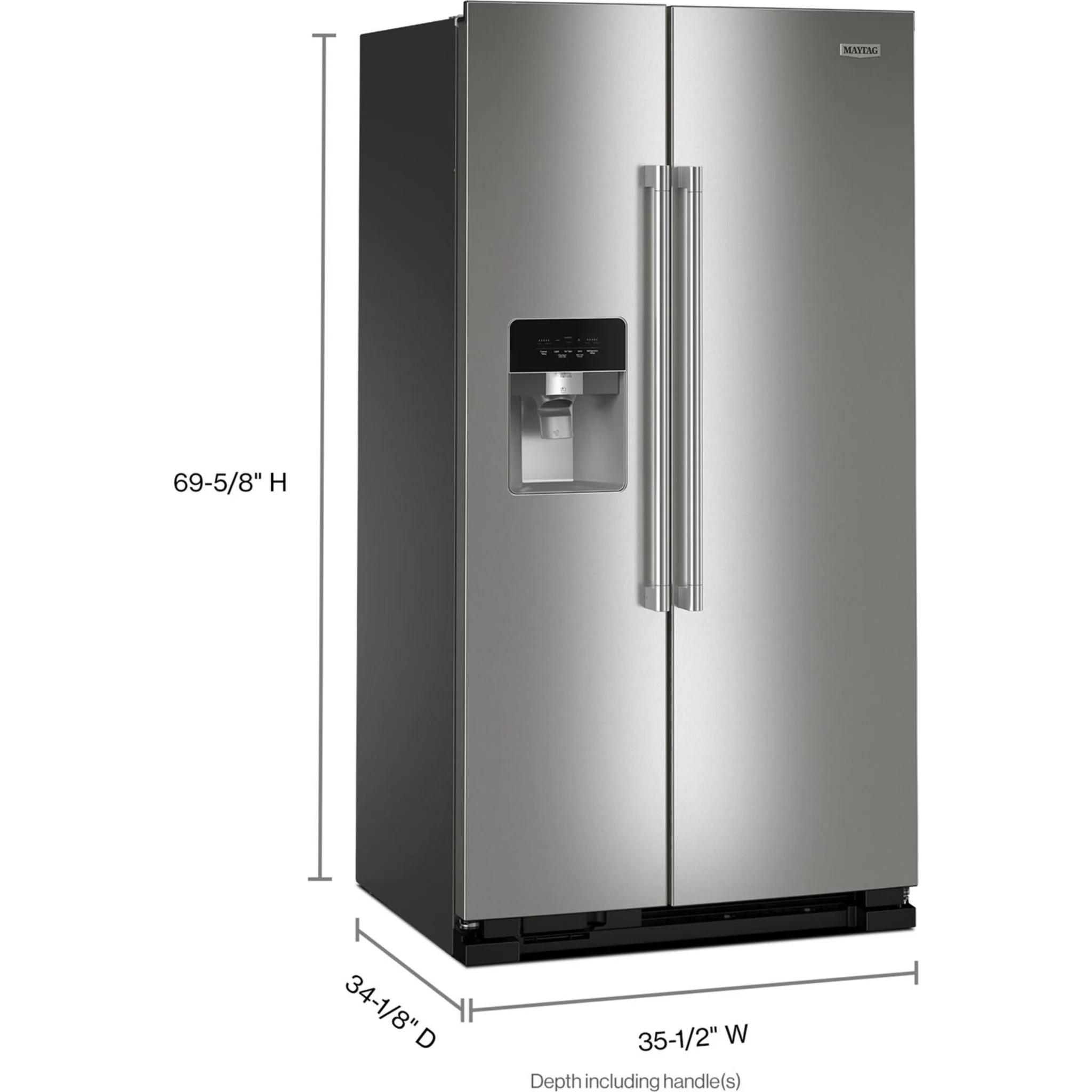 Maytag 36-Inch Wide Side-by-Side Refrigerator - 25 Cu. Ft. -Fingerprint Resistant (MRSF4036PZ) - Image 43