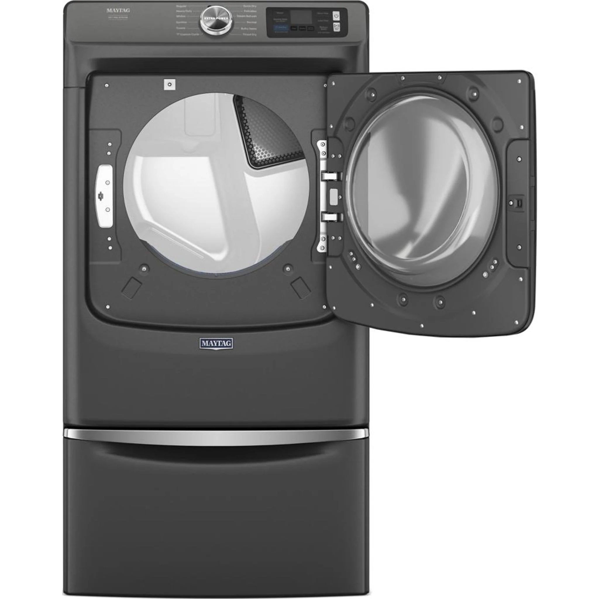 Maytag Smart Pet Pro Front Load Electric Dryer - 7.4 CU. FT. -Volcano Black (YMED7020RU) - Image 9