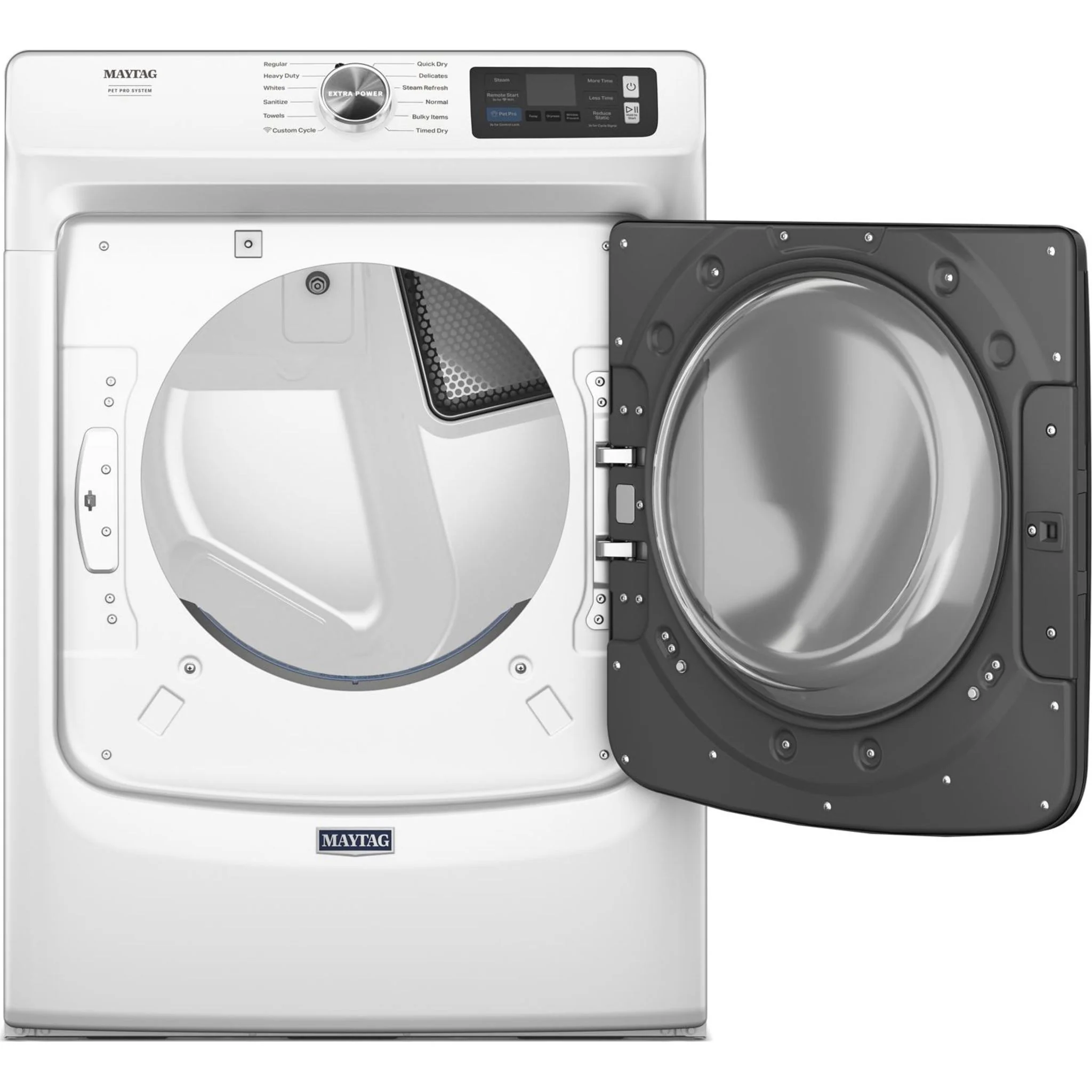 Maytag Smart Pet Pro Front Load Electric Dryer - 7.4 CU. FT. -White (YMED7020RW) - Image 16