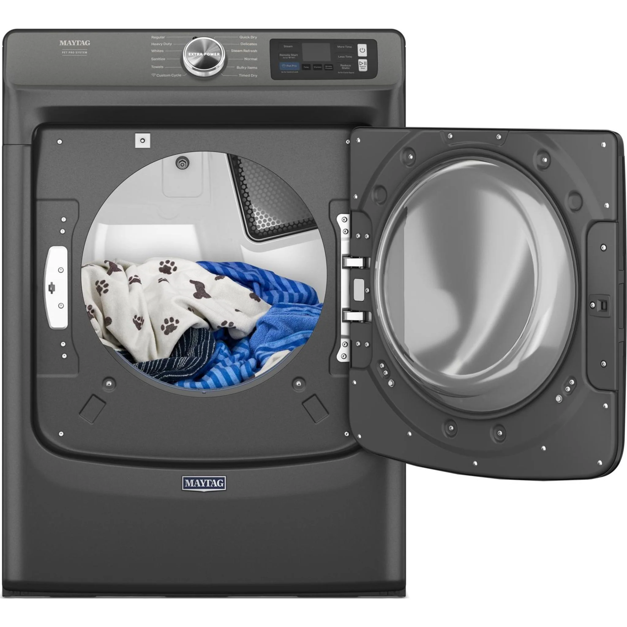 Maytag Smart Pet Pro Front Load Electric Dryer - 7.4 CU. FT. -White (YMED7020RW) - Image 57