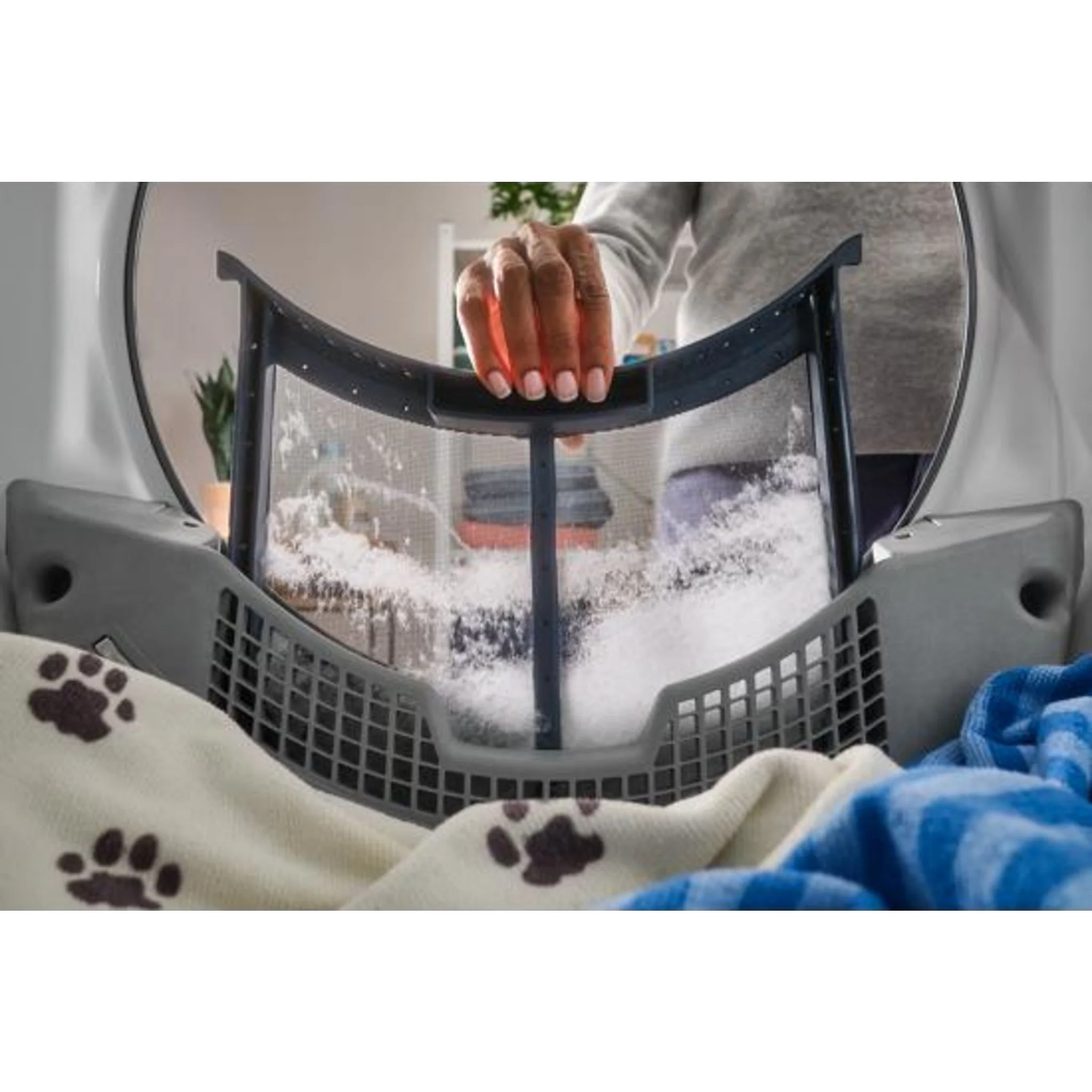 Maytag Smart Pet Pro Front Load Electric Dryer - 7.4 CU. FT. -White (YMED7020RW) - Image 58
