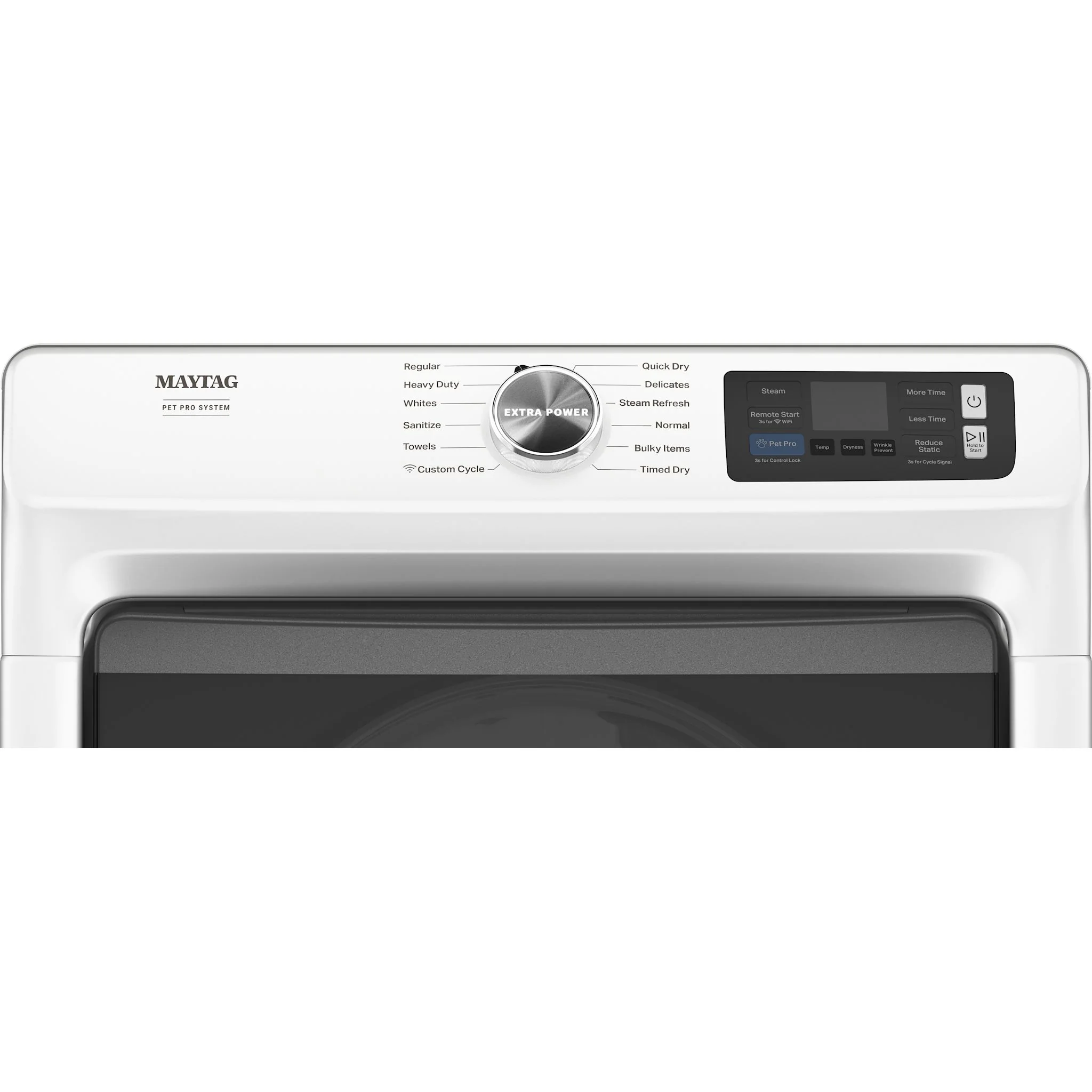 Maytag Smart Pet Pro Front Load Gas Dryer - 7.4 CU. FT. -White (MGD7020RW) - Image 13