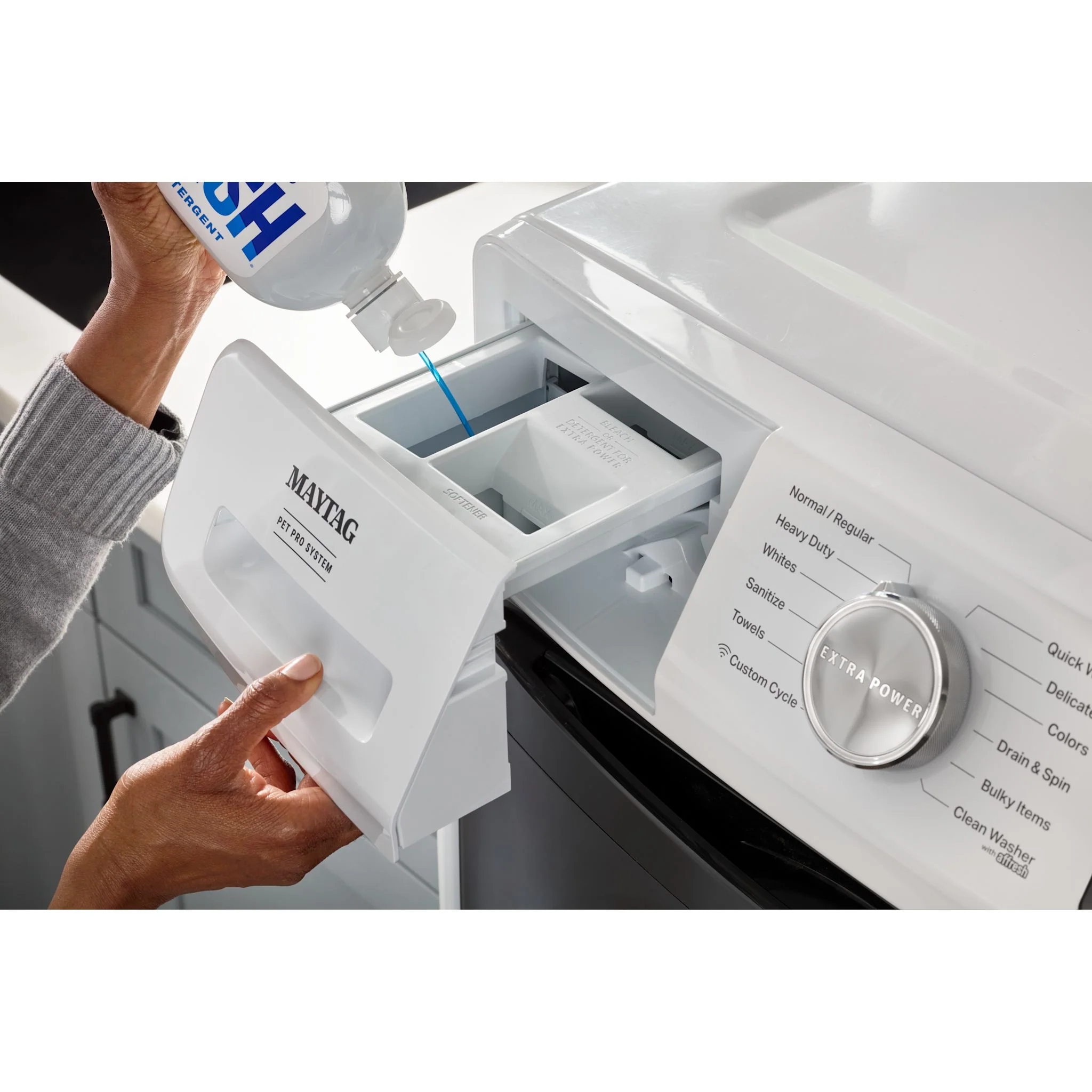 Maytag Smart Pet Pro Front Load Gas Dryer - 7.4 CU. FT. -White (MGD7020RW) - Image 14