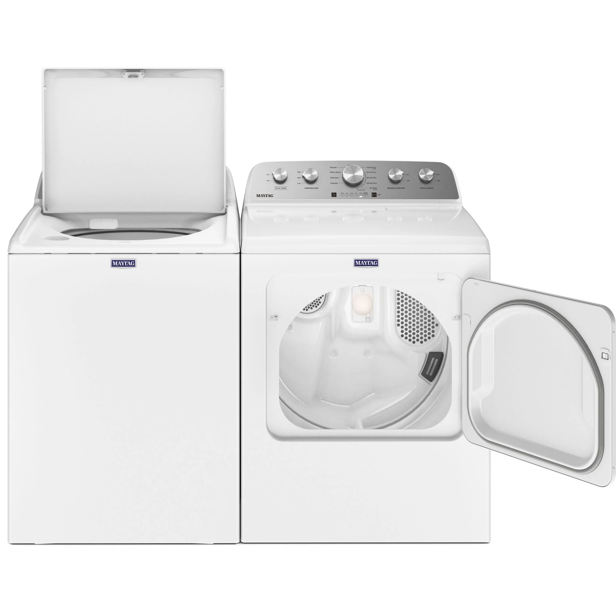 Maytag Top Load Laundry Pair with Extra Power - 5.2 cu. ft. - White (YMED5030MW & MVW5035MW) - Image 4