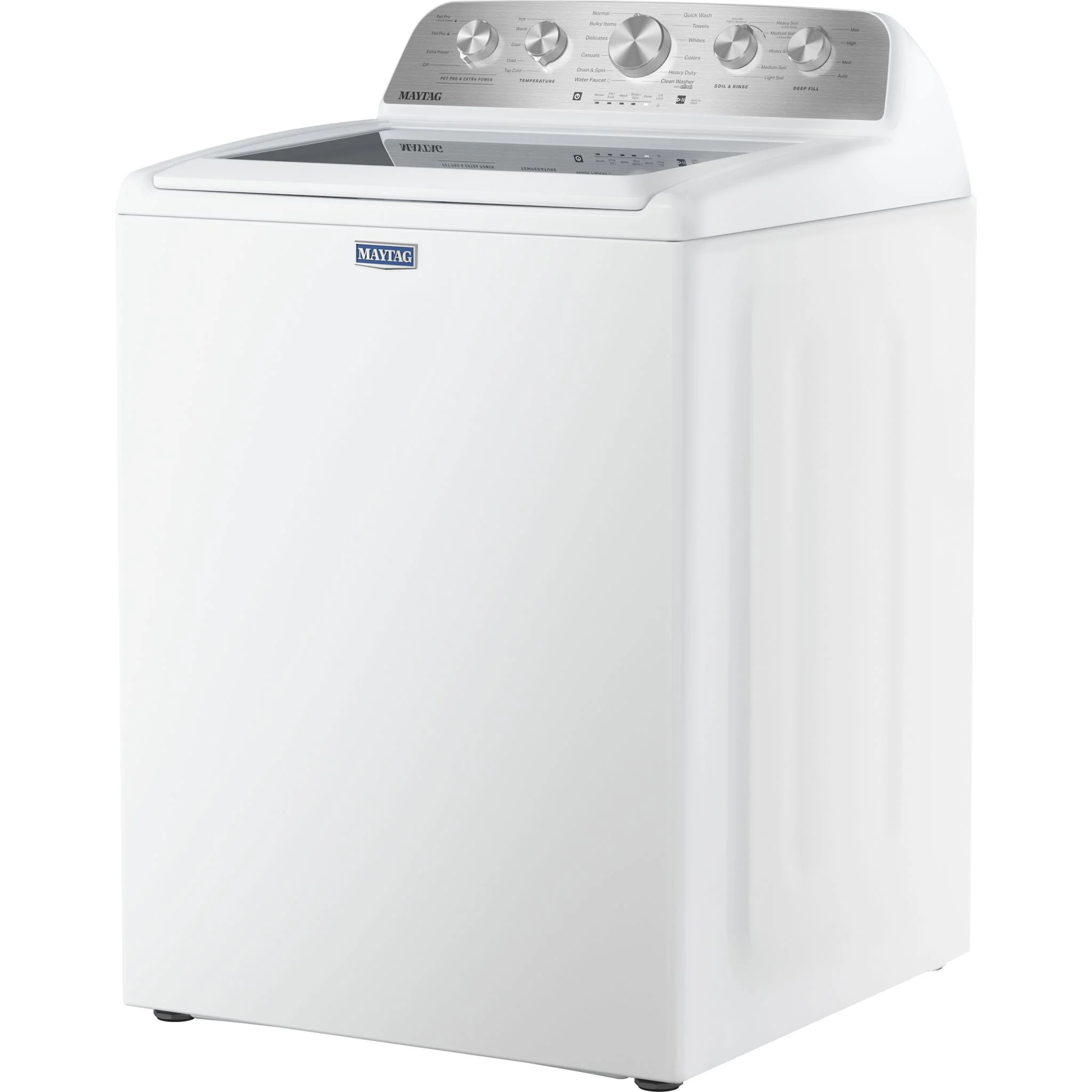 Maytag Top Load Pair (MTW5605RW-YMED5605RW) - White - Image 5