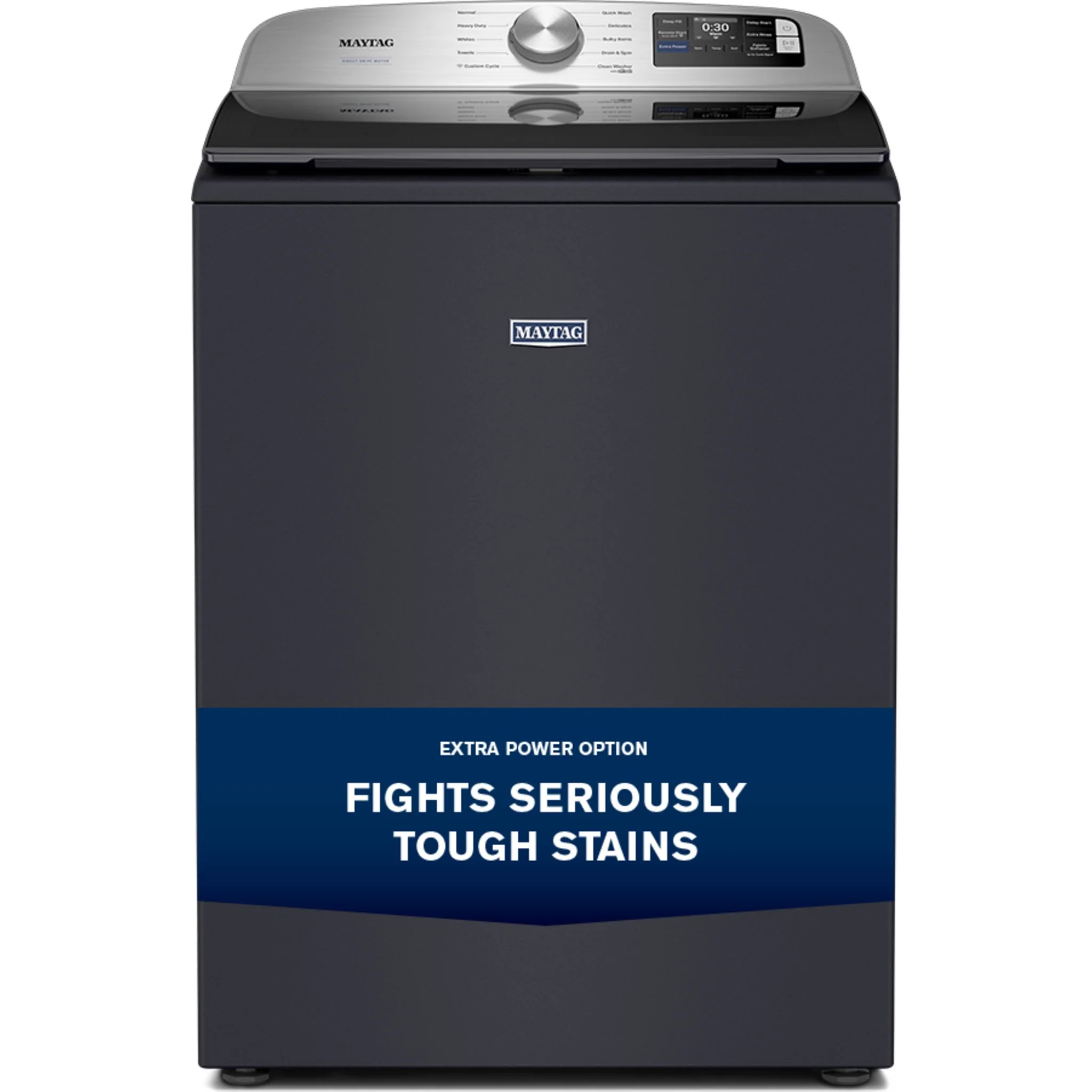 Maytag Top Load Pair (MTW6205RF-YMED6205RF) - Midnight Steel - Image 4