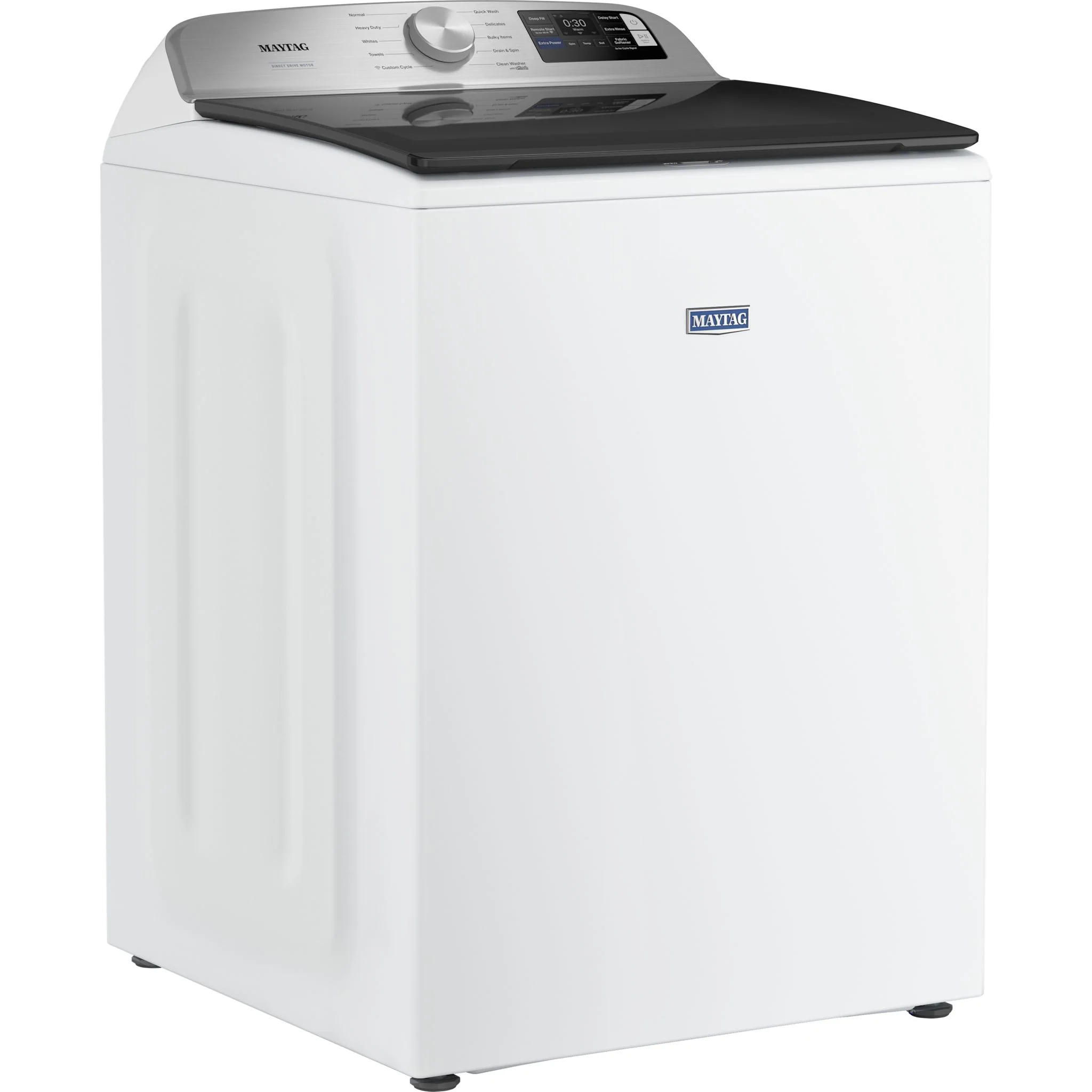 Maytag Top Load Pair (MTW6205RW-YMED6205RW) - White - Image 6