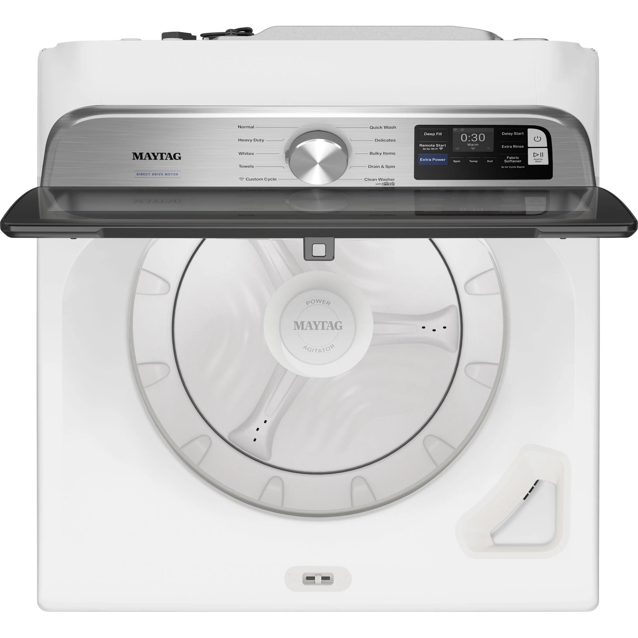 Maytag Top Load Pair (MTW6205RW-YMED6205RW) - White - Image 7