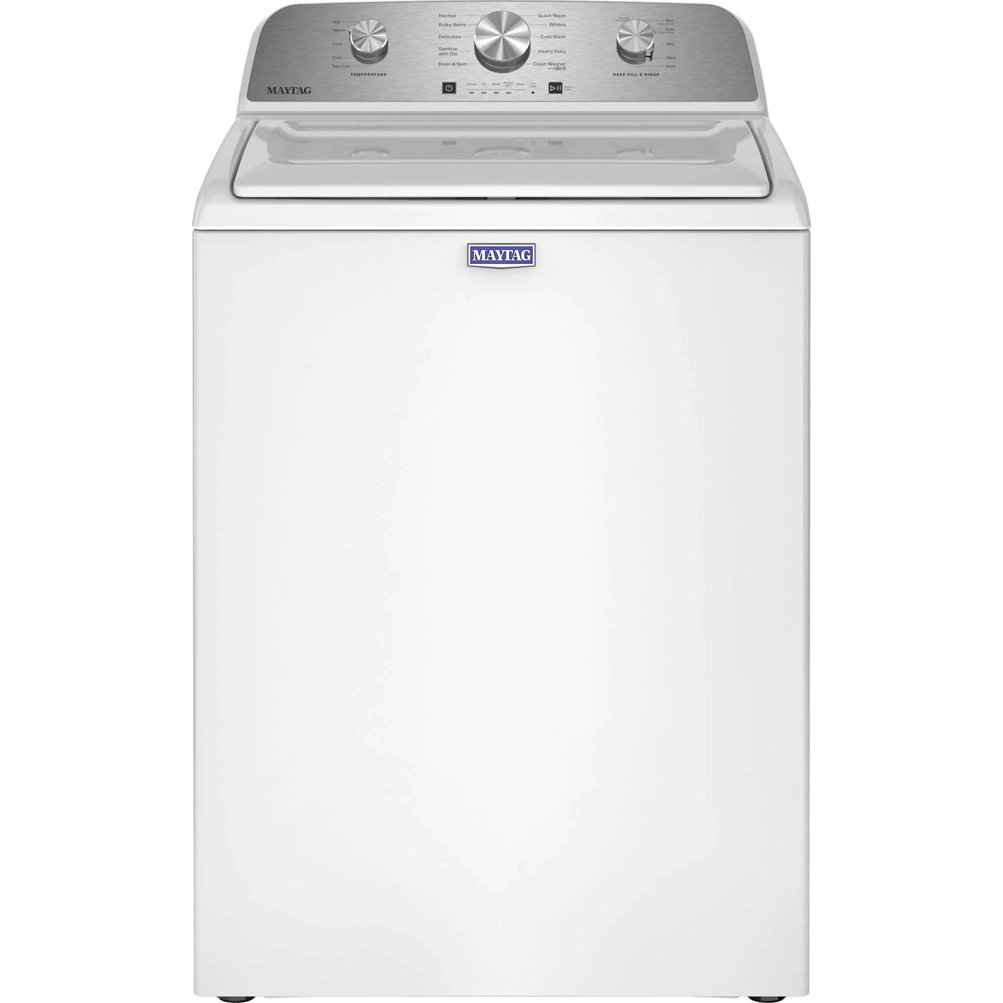 Maytag 4.8 Cu. Ft. Capacity Top Load Washer -White (MTW4205SW) - Image 2