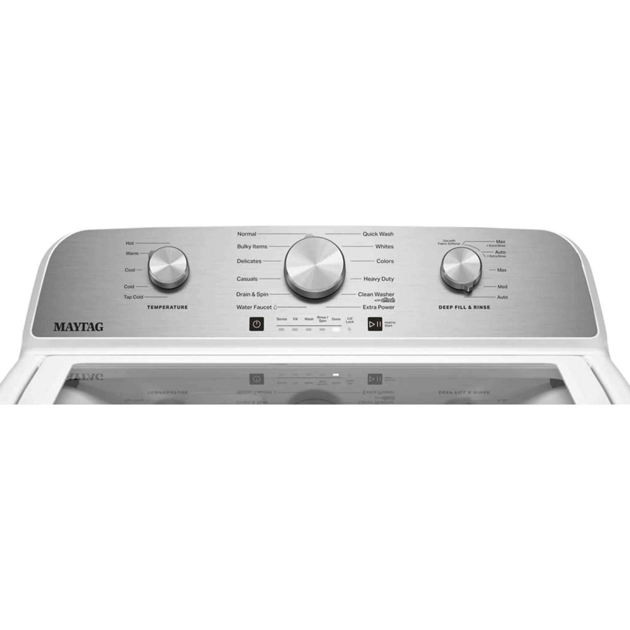 Maytag Top Load Washer (MTW5205TW) - White - Image 9