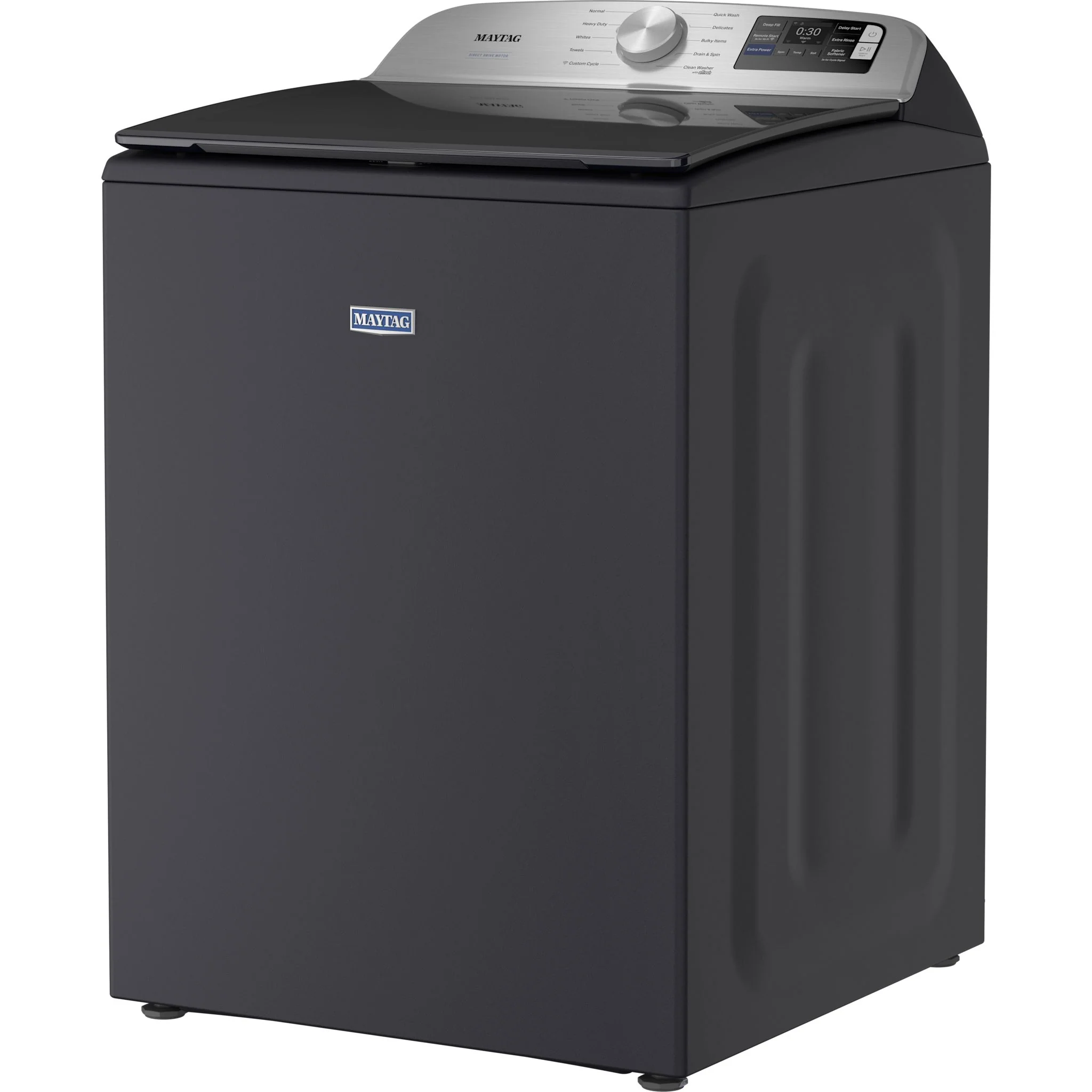 Maytag 6.0 Cu. Ft. Top Load Agitator Washer with Extra Power and Smart Appliance -Midnight Steel (MTW6205RF) - Image 7