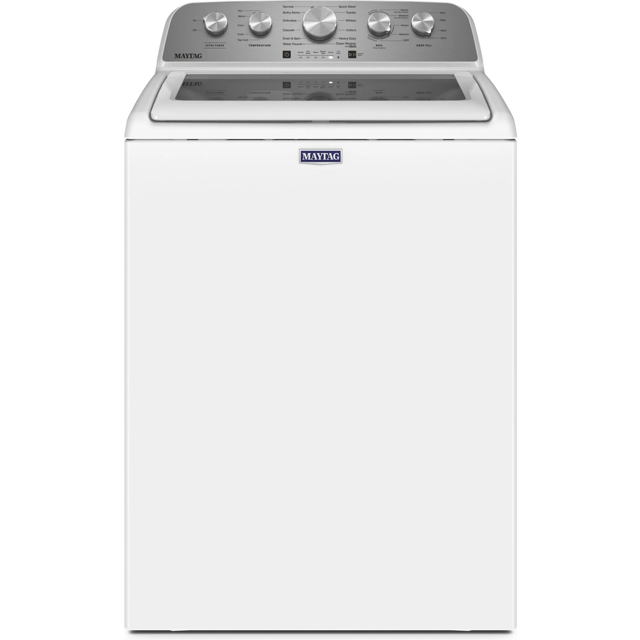 Maytag Top Load Washer with Extra Power - 5.5 cu. ft. IEC -White (MVW5430MW)
