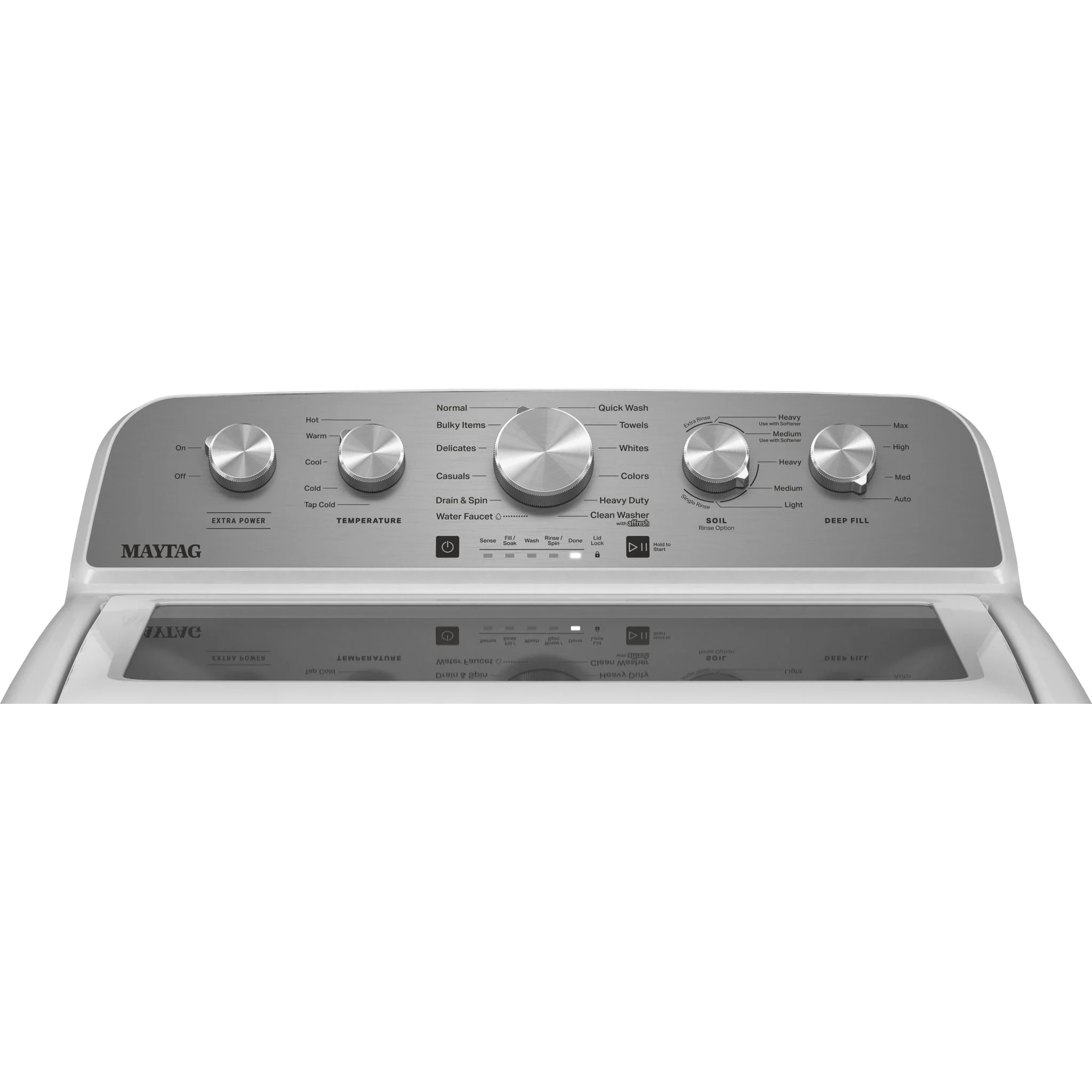 Maytag Top Load Washer with Extra Power - 5.5 cu. ft. IEC -White (MVW5430MW) - Image 6