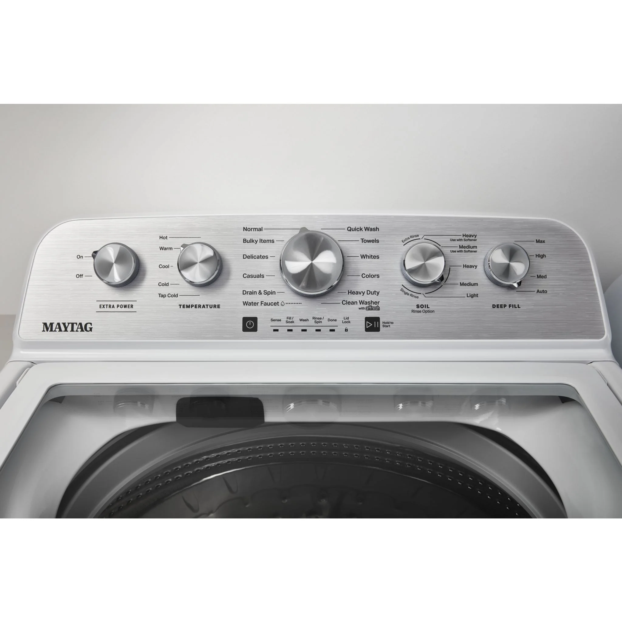 Maytag Top Load Washer with Extra Power - 5.5 cu. ft. IEC -White (MVW5430MW) - Image 8