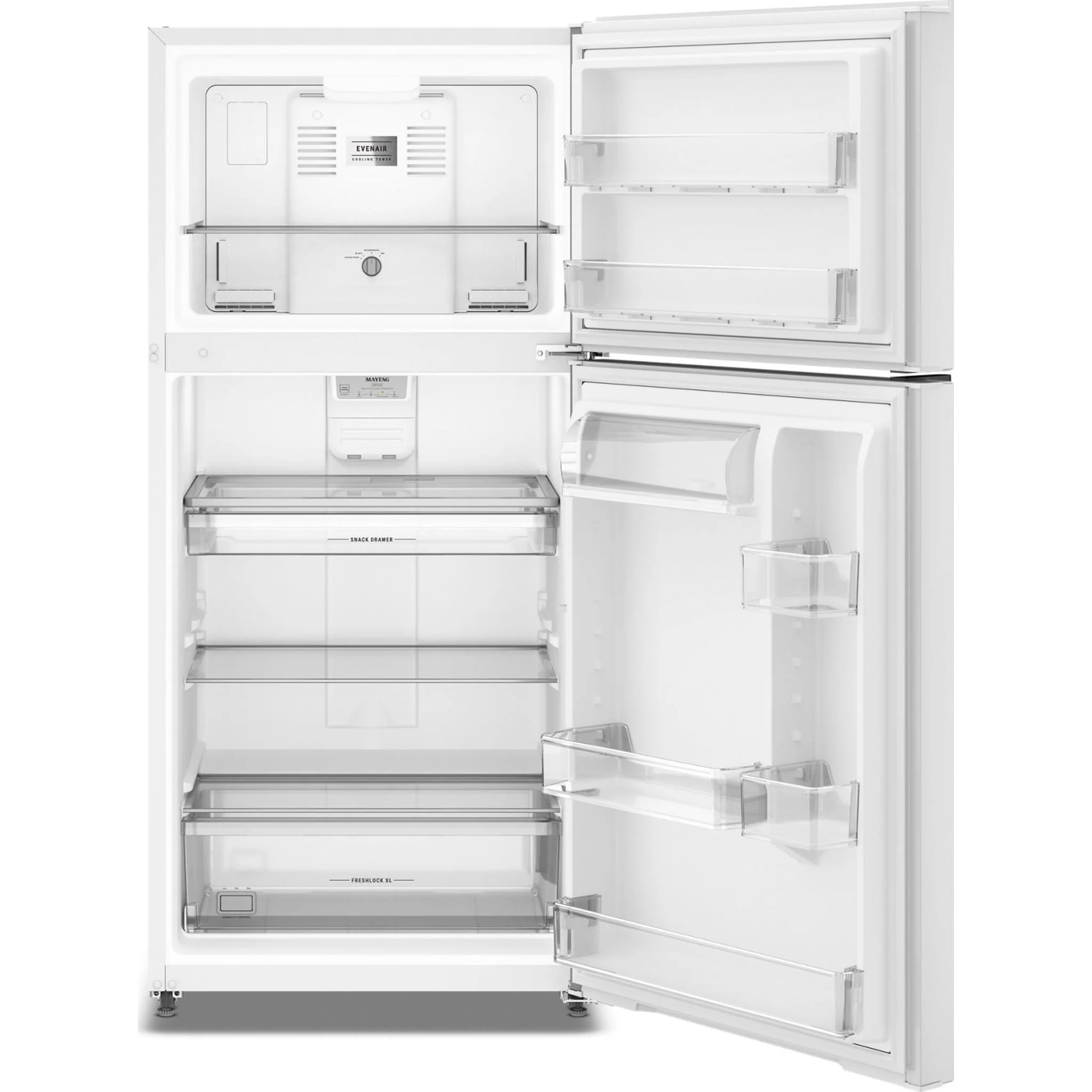 Maytag 30-Inch Wide Top-Freezer Refrigerator with Garage Mode - 19 Cu. Ft. - White (MRTX5119SW) - Image 4