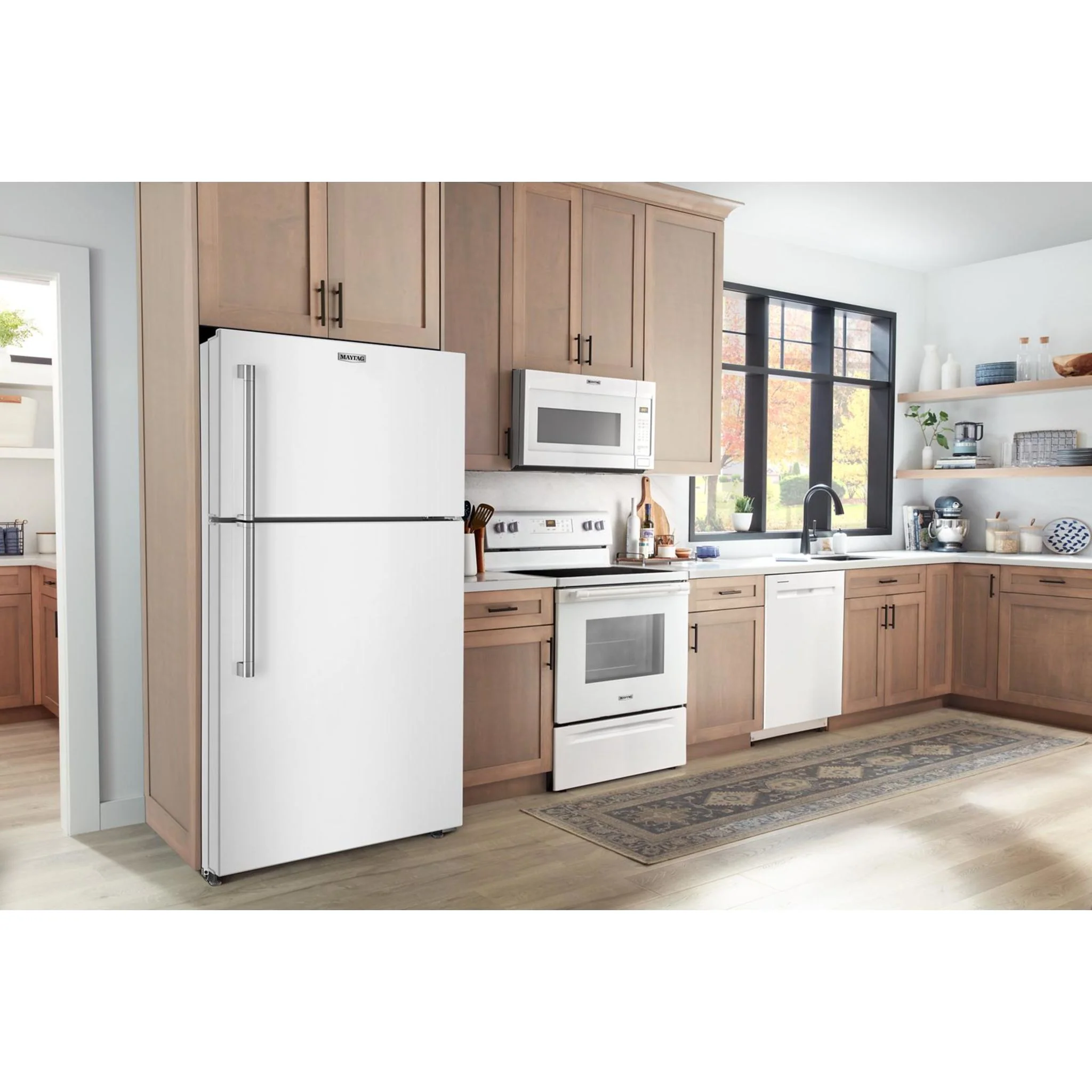 Maytag 30-Inch Wide Top-Freezer Refrigerator with Garage Mode - 19 Cu. Ft. - White (MRTX5119SW) - Image 7
