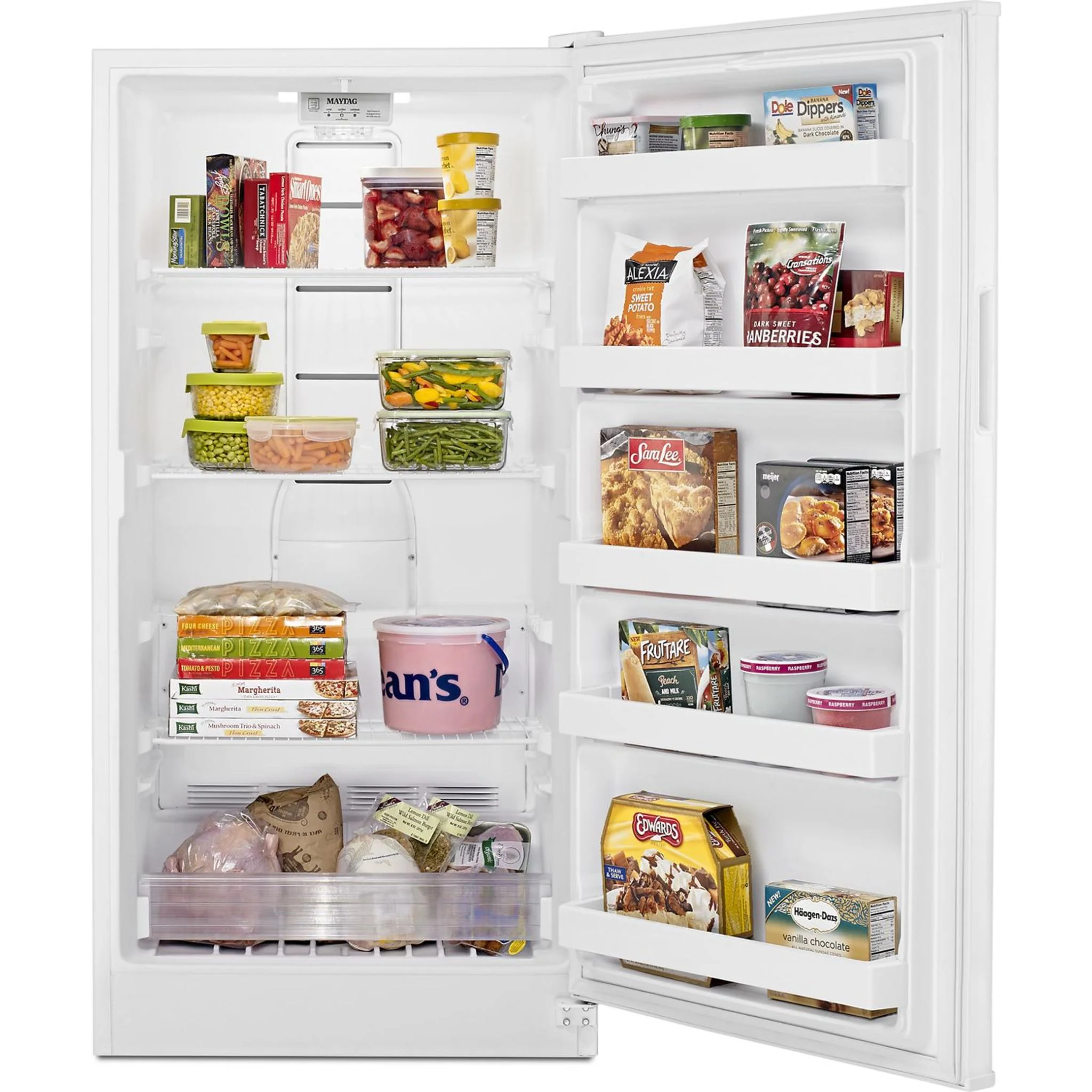 Maytag 16 cu. ft. Frost Free Upright Freezer with FastFreeze Option -White (MZF34X16DW) - Image 9