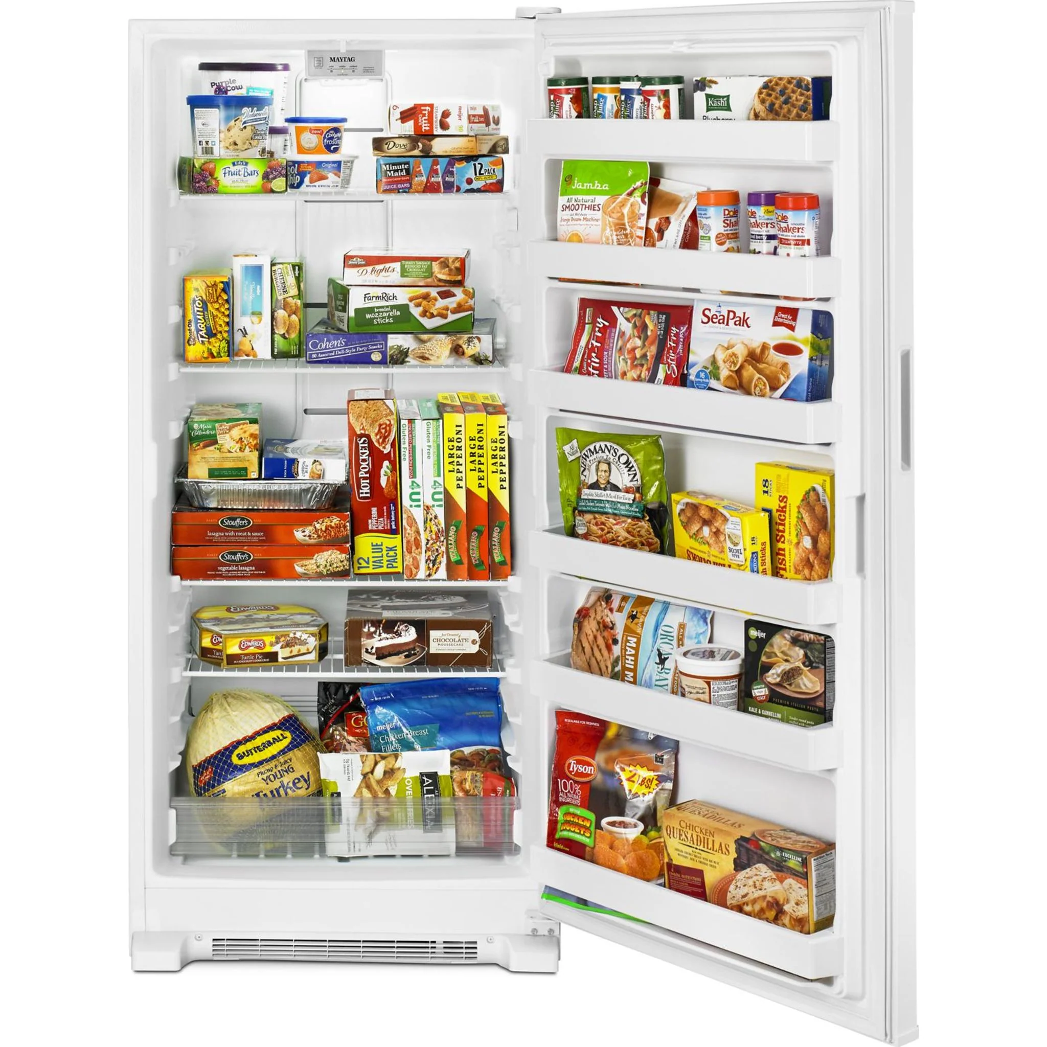 Maytag 18 cu. ft. Frost Free Upright Freezer with LED Lighting -White (MZF34X18FW) - Image 11