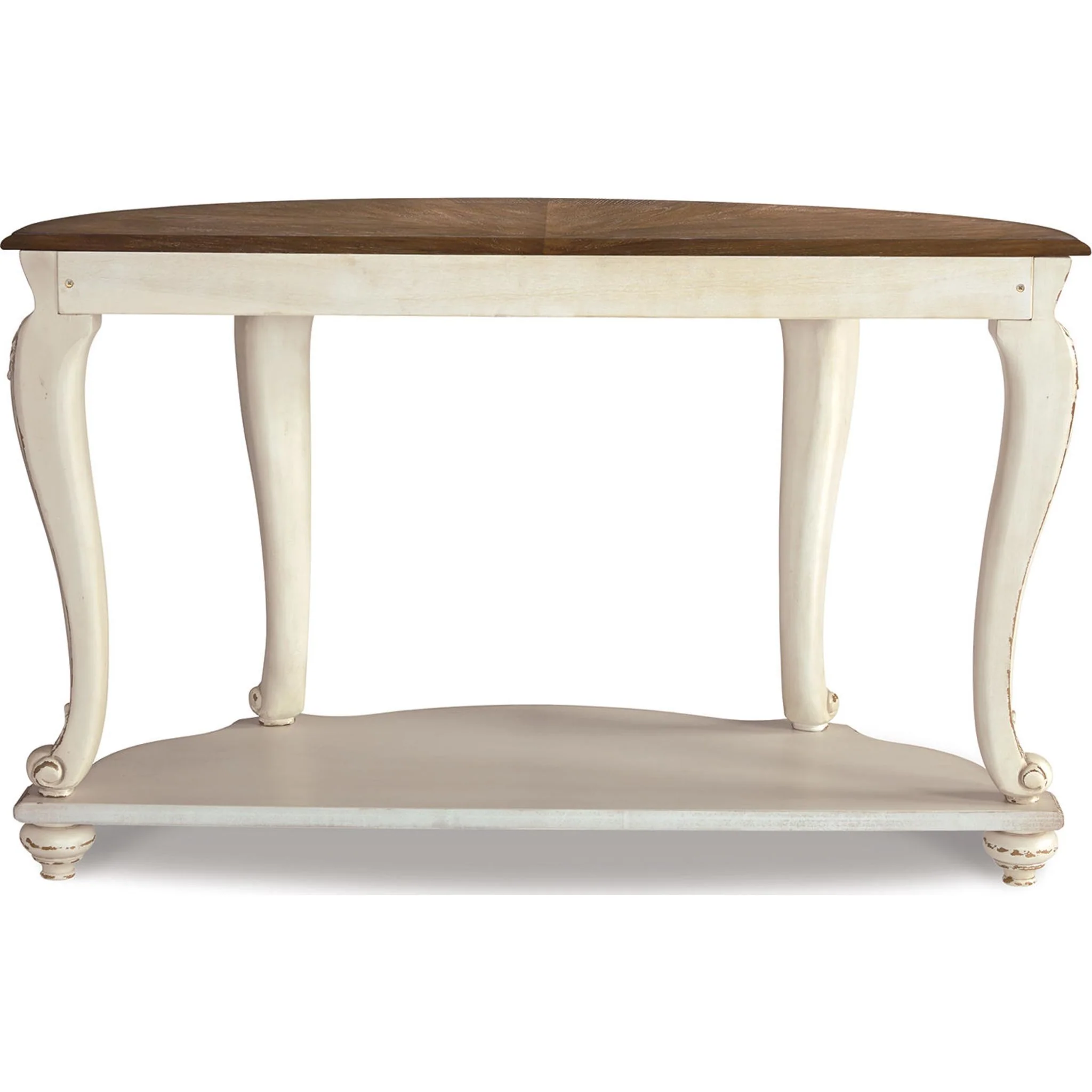 Meinertz Sofa Table - White/Brown - Image 12