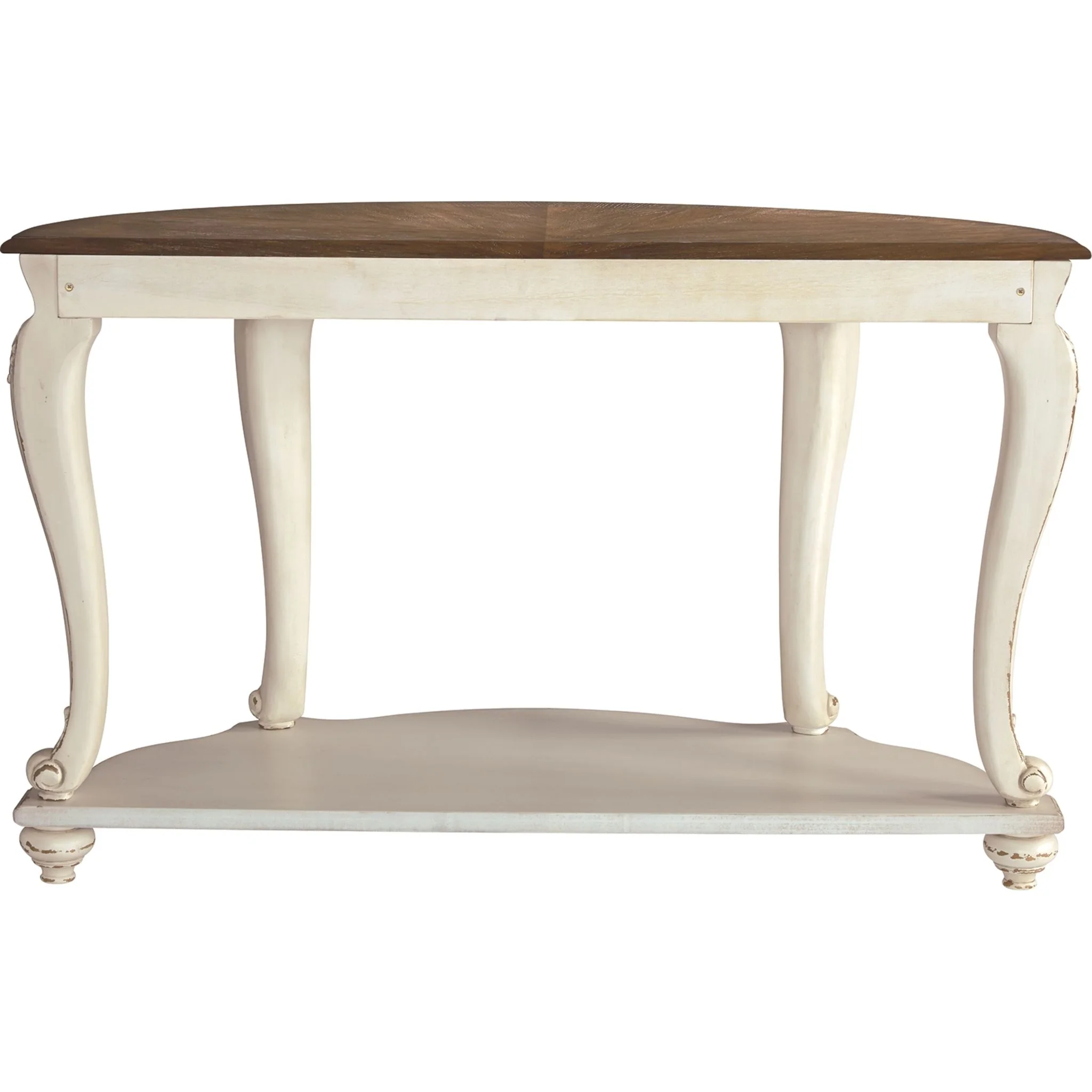 Meinertz Sofa Table - White/Brown - Image 6