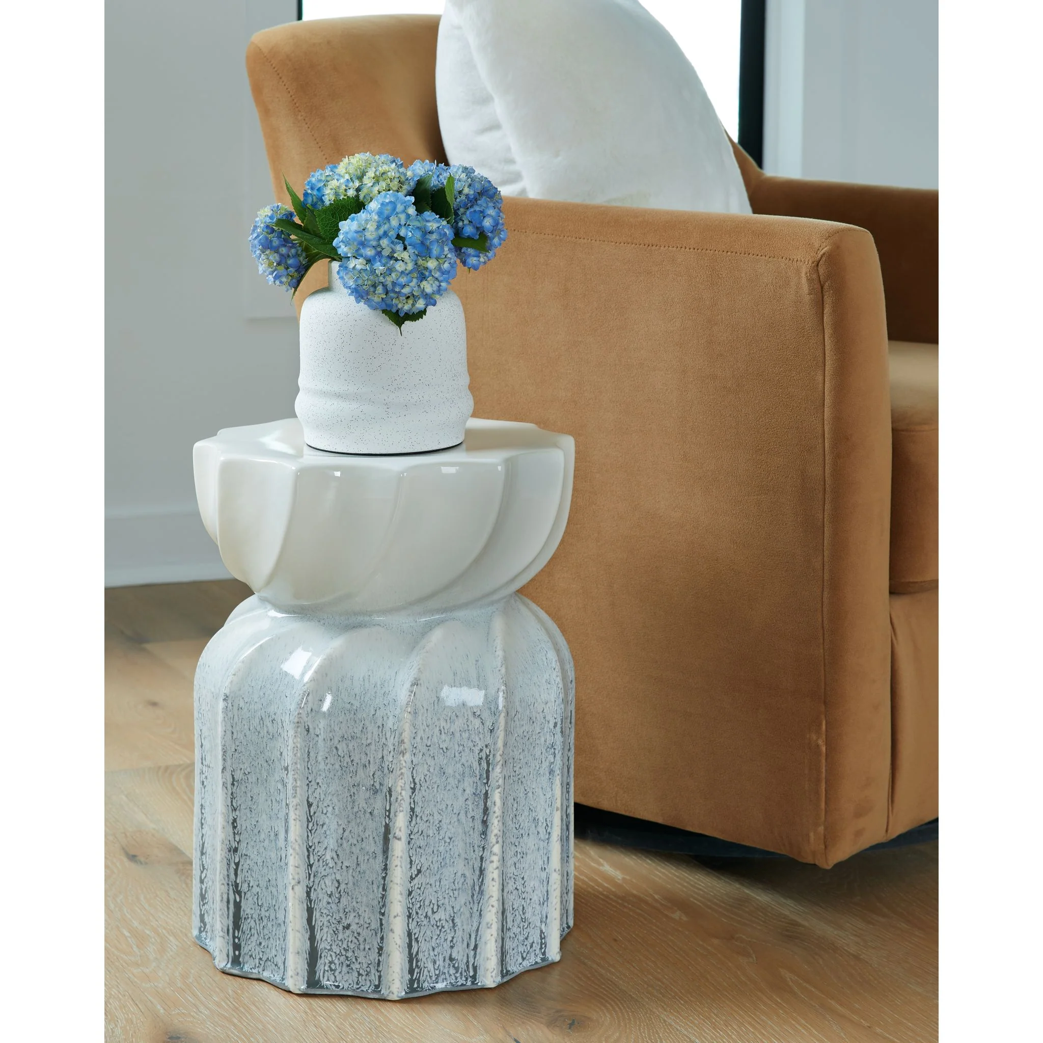 Michamere Stool - Gray/Taupe - Image 2