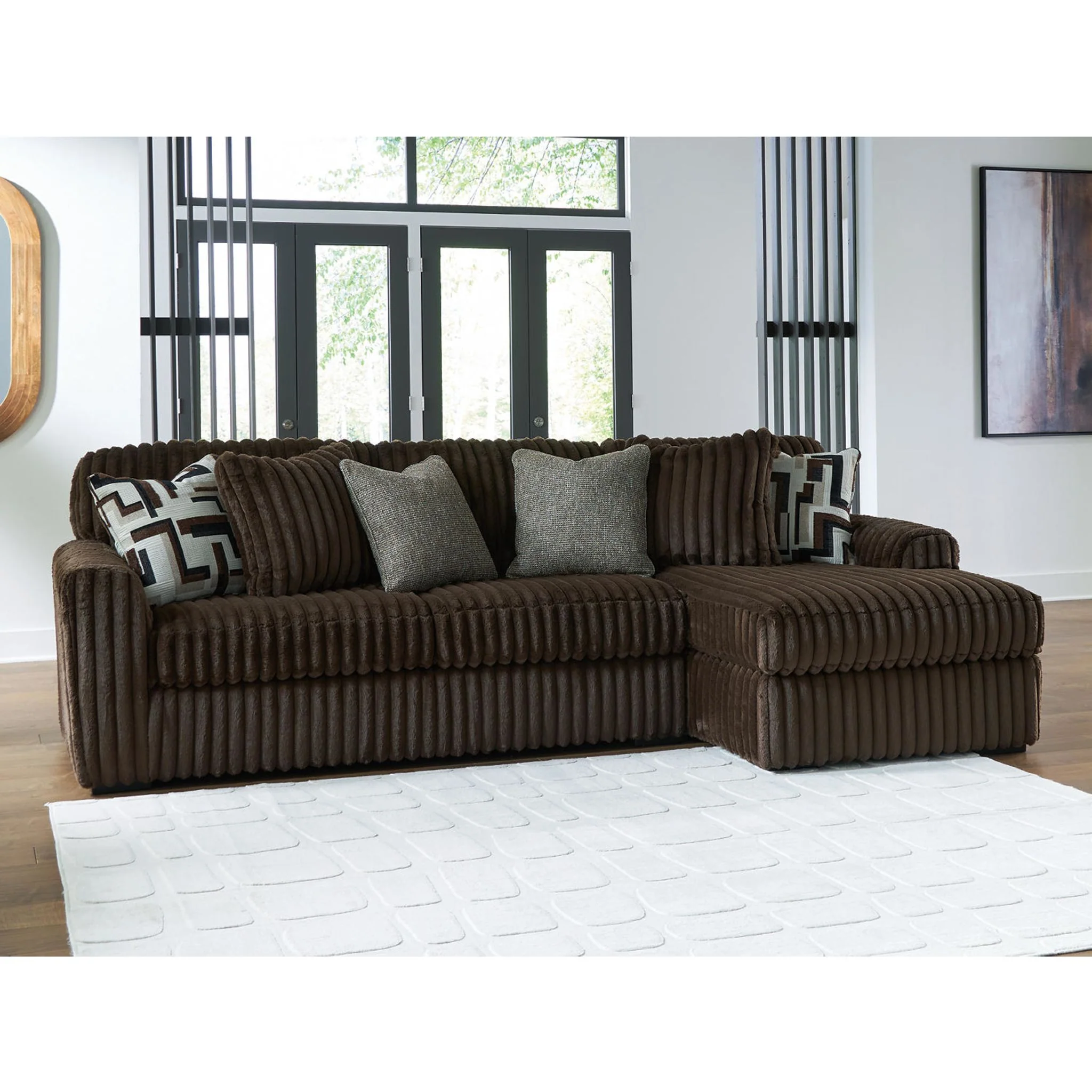 Midnight-Madness 2 Piece Sectional with Chaise - Image 25