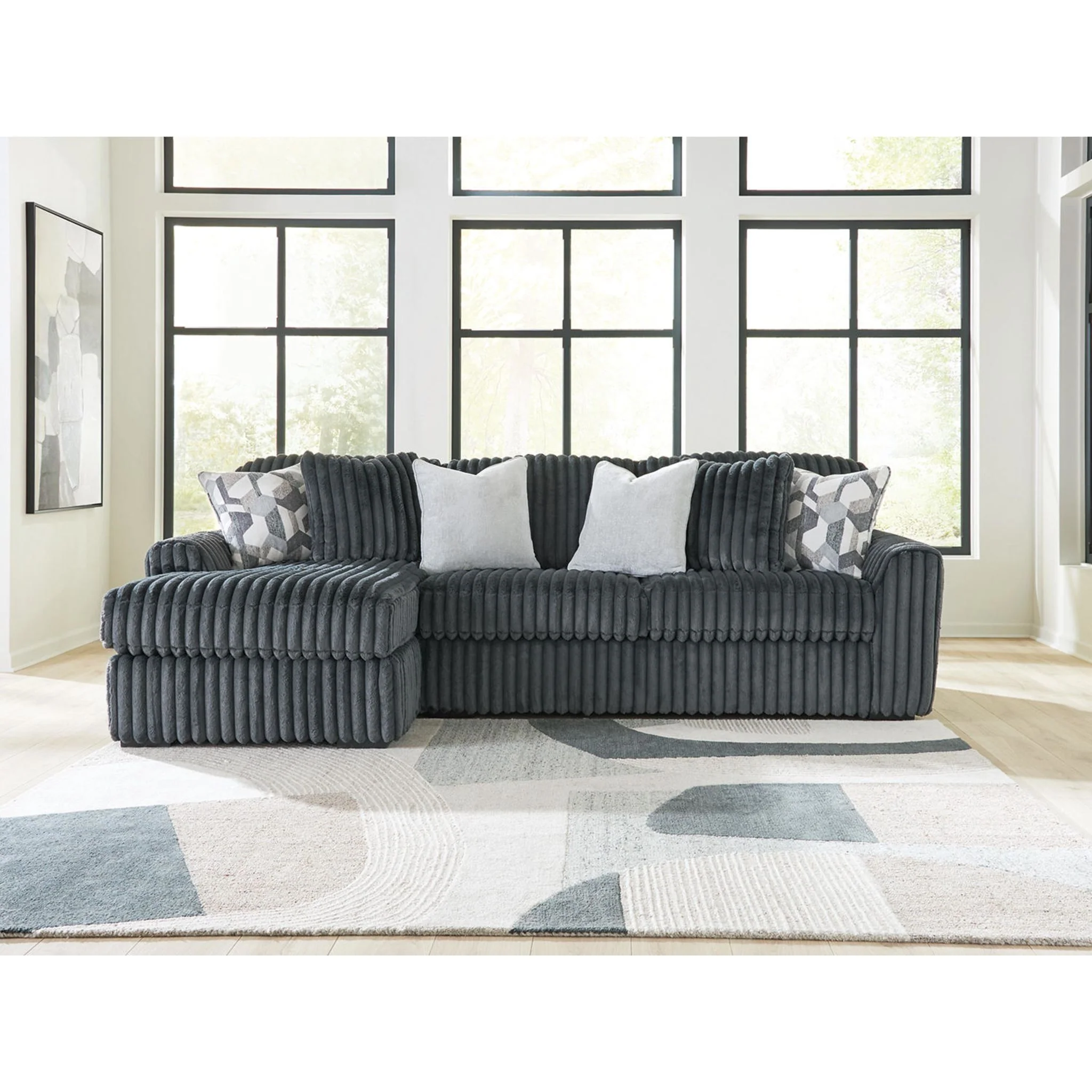 Midnight-Madness 2 Piece Sectional with Chaise - Image 37