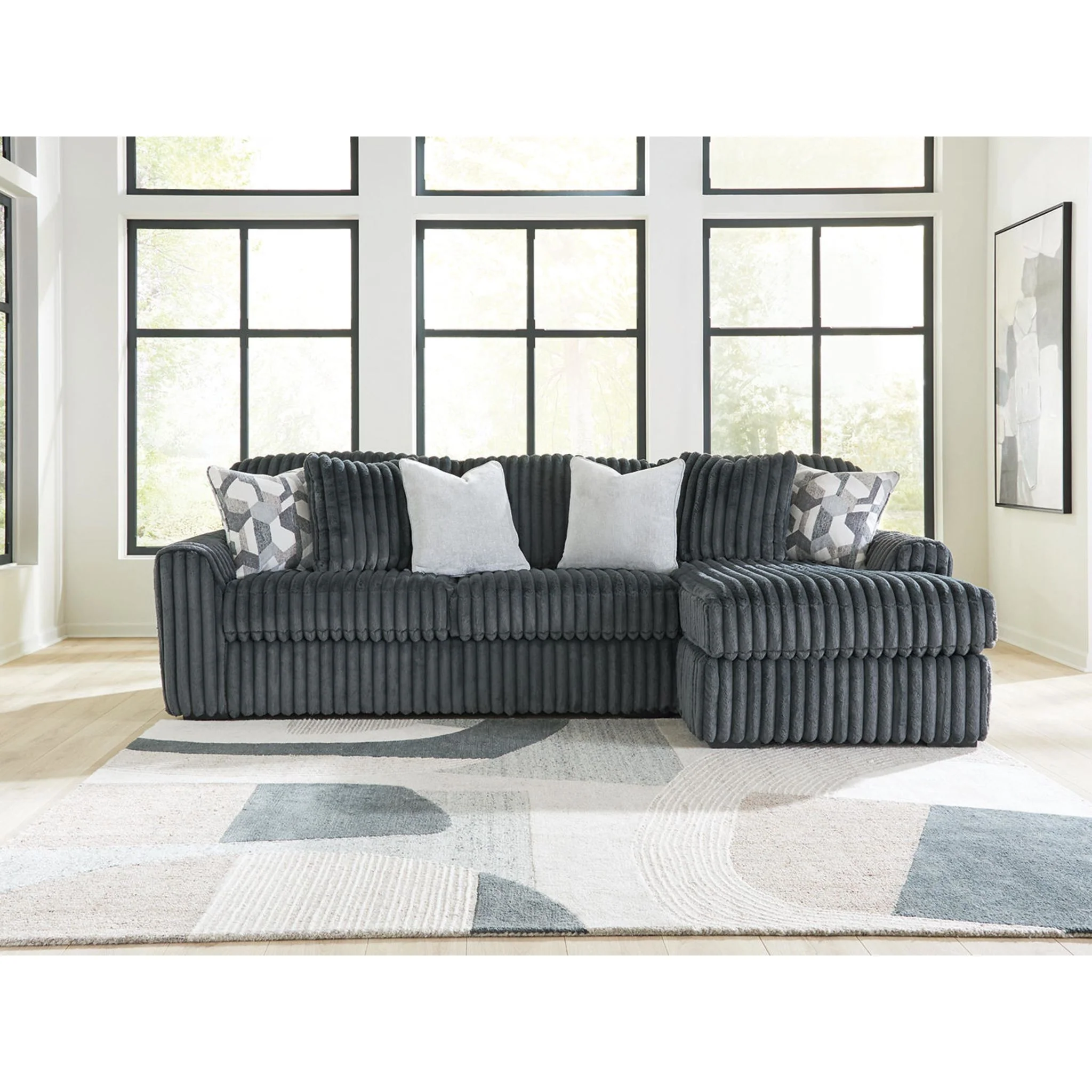 Midnight-Madness 2 Piece Sectional with Chaise - Image 39