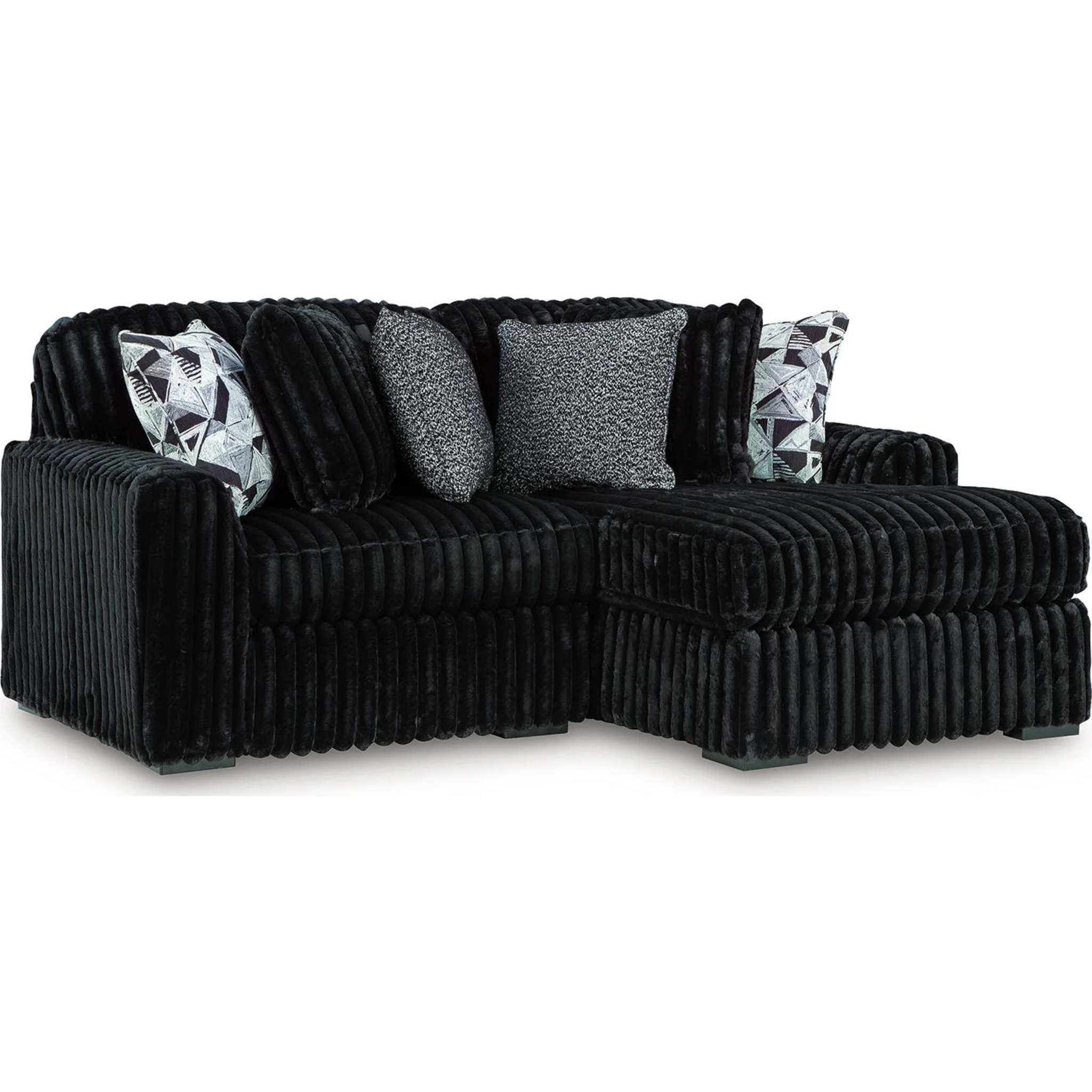 Midnight-Madness 2 Piece Sectional with Chaise - Image 11