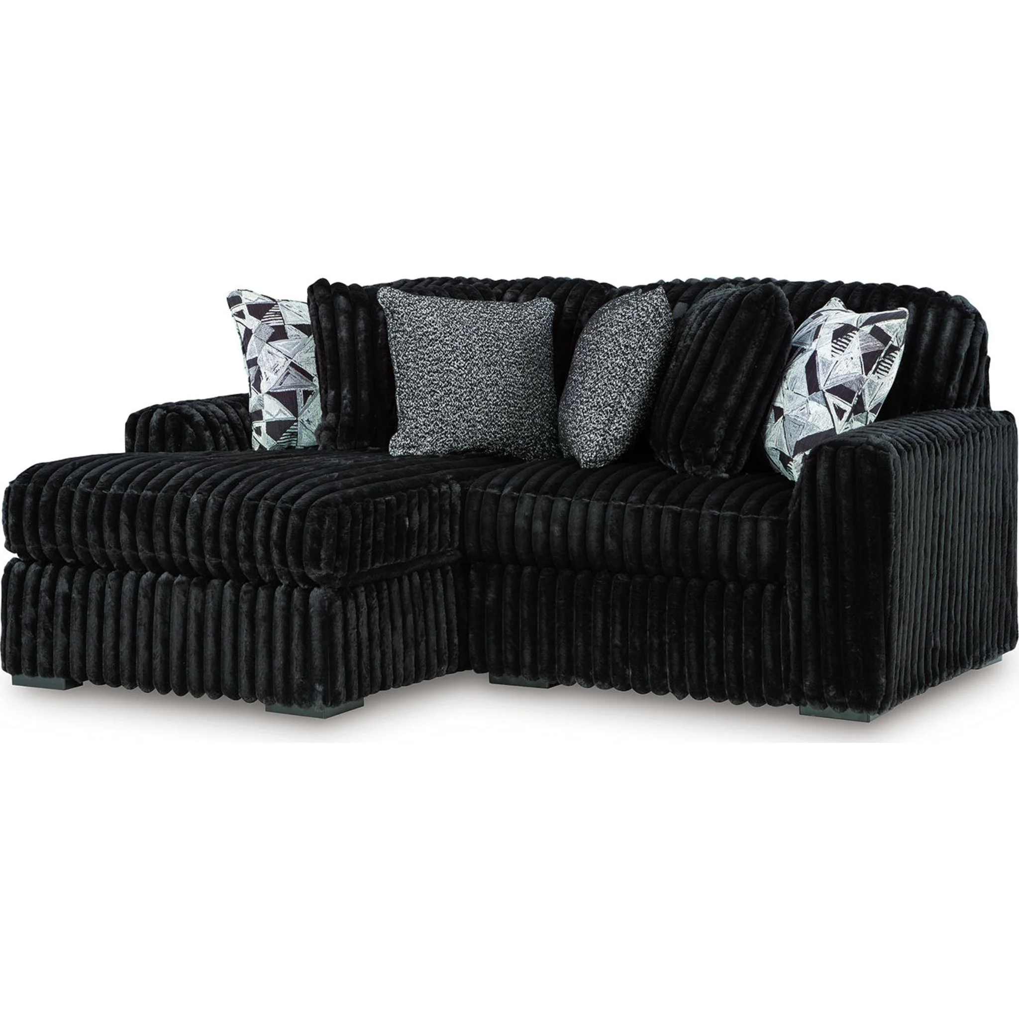 Midnight-Madness 2 Piece Sectional with Chaise - Image 16