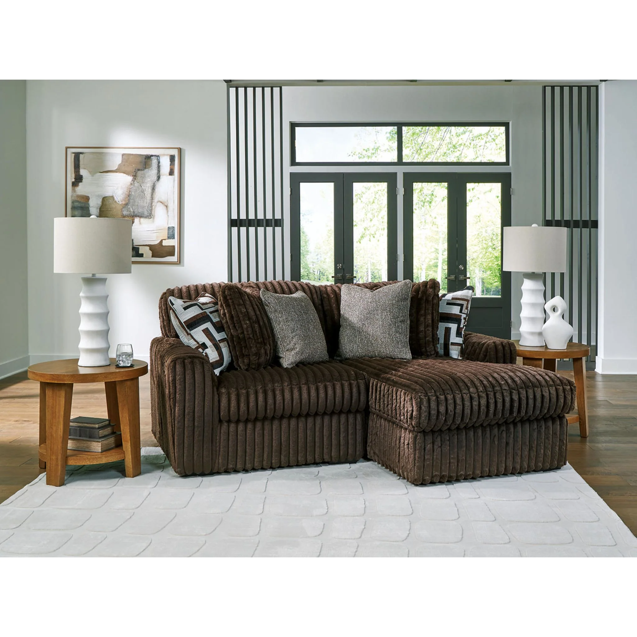 Midnight-Madness 2 Piece Sectional with Chaise - Image 3
