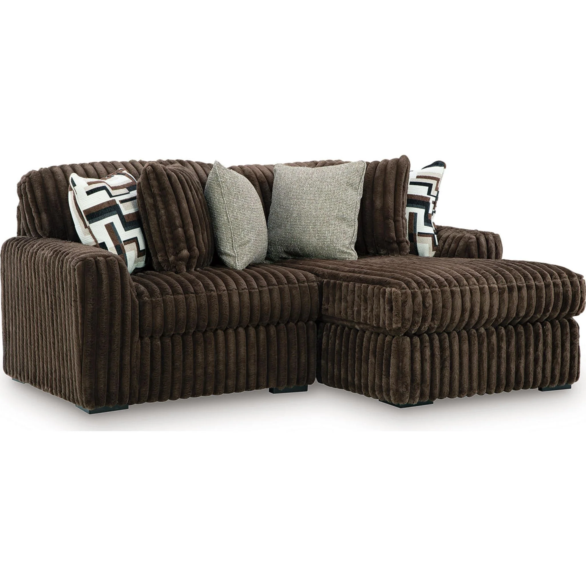 Midnight-Madness 2 Piece Sectional with Chaise - Image 4
