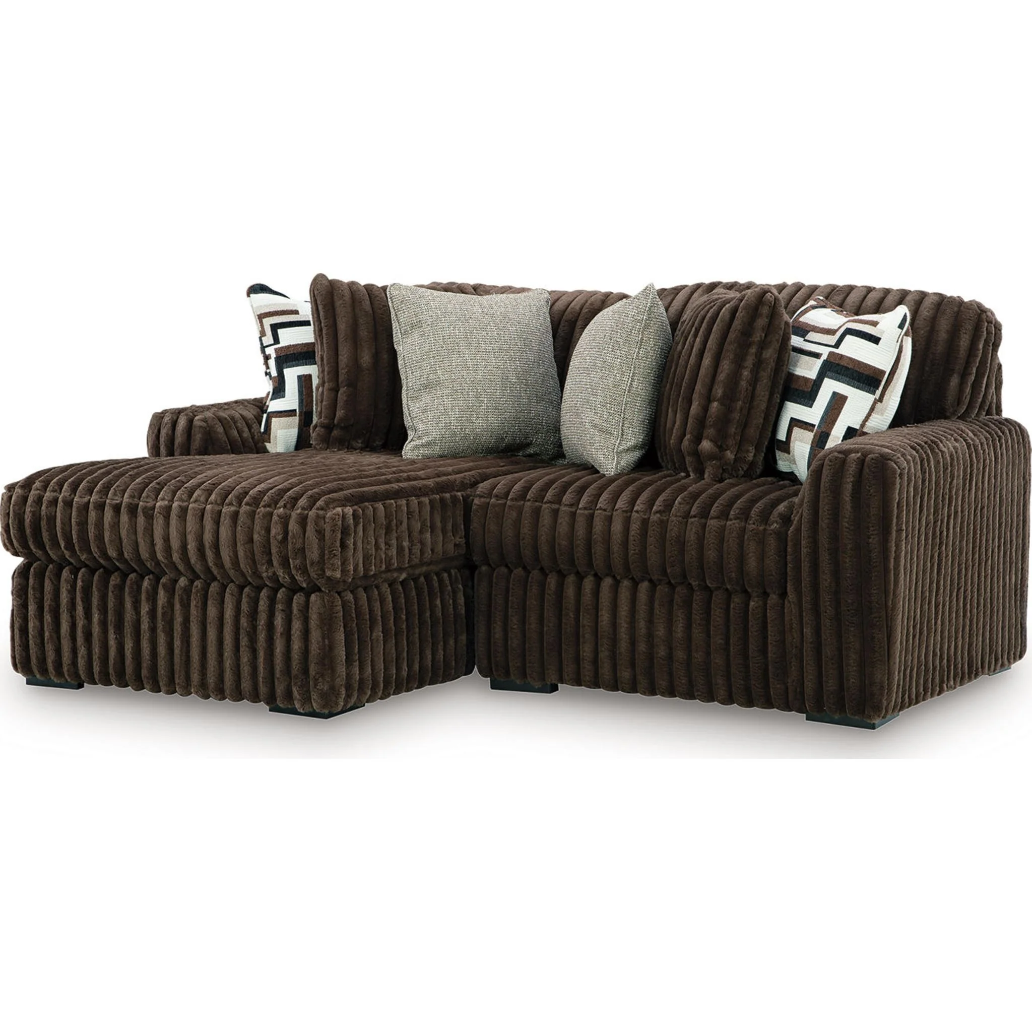 Midnight-Madness 2 Piece Sectional with Chaise - Image 6